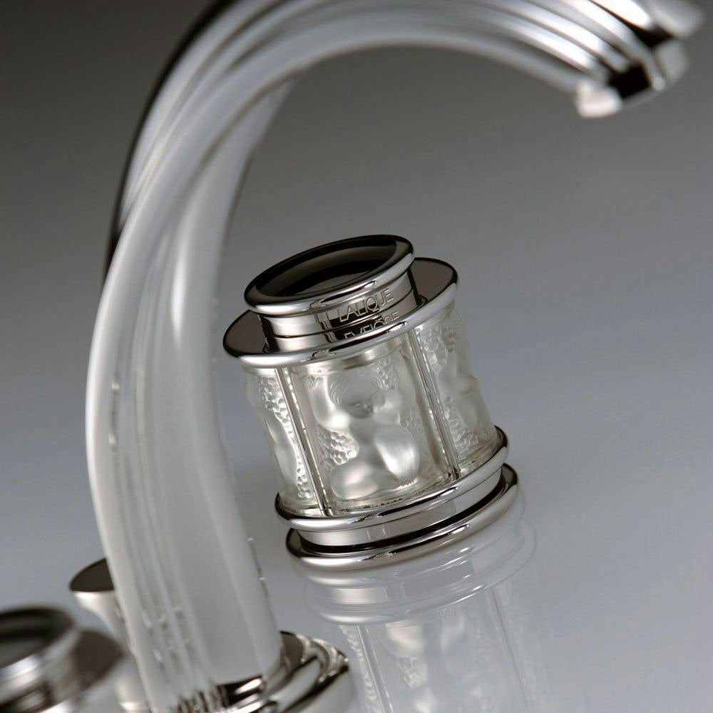 chrome polished faucet