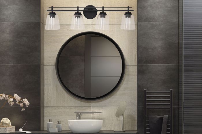 flat black wall sconces