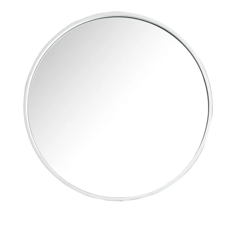 glossy white mirror