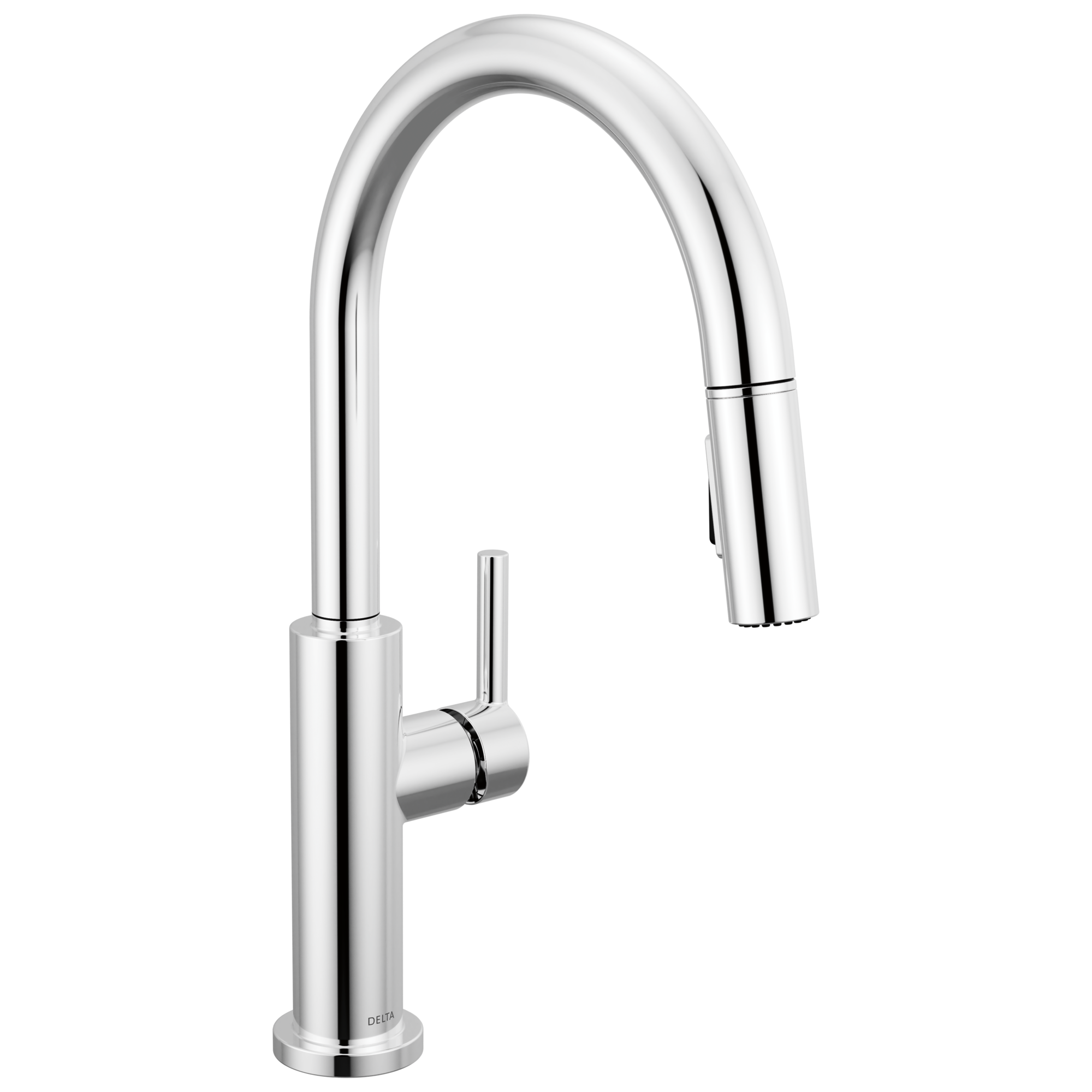 chrome kitchen faucet