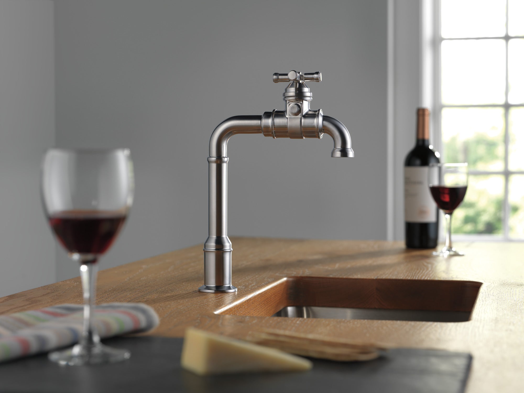 arctic stainless kitchen faucet