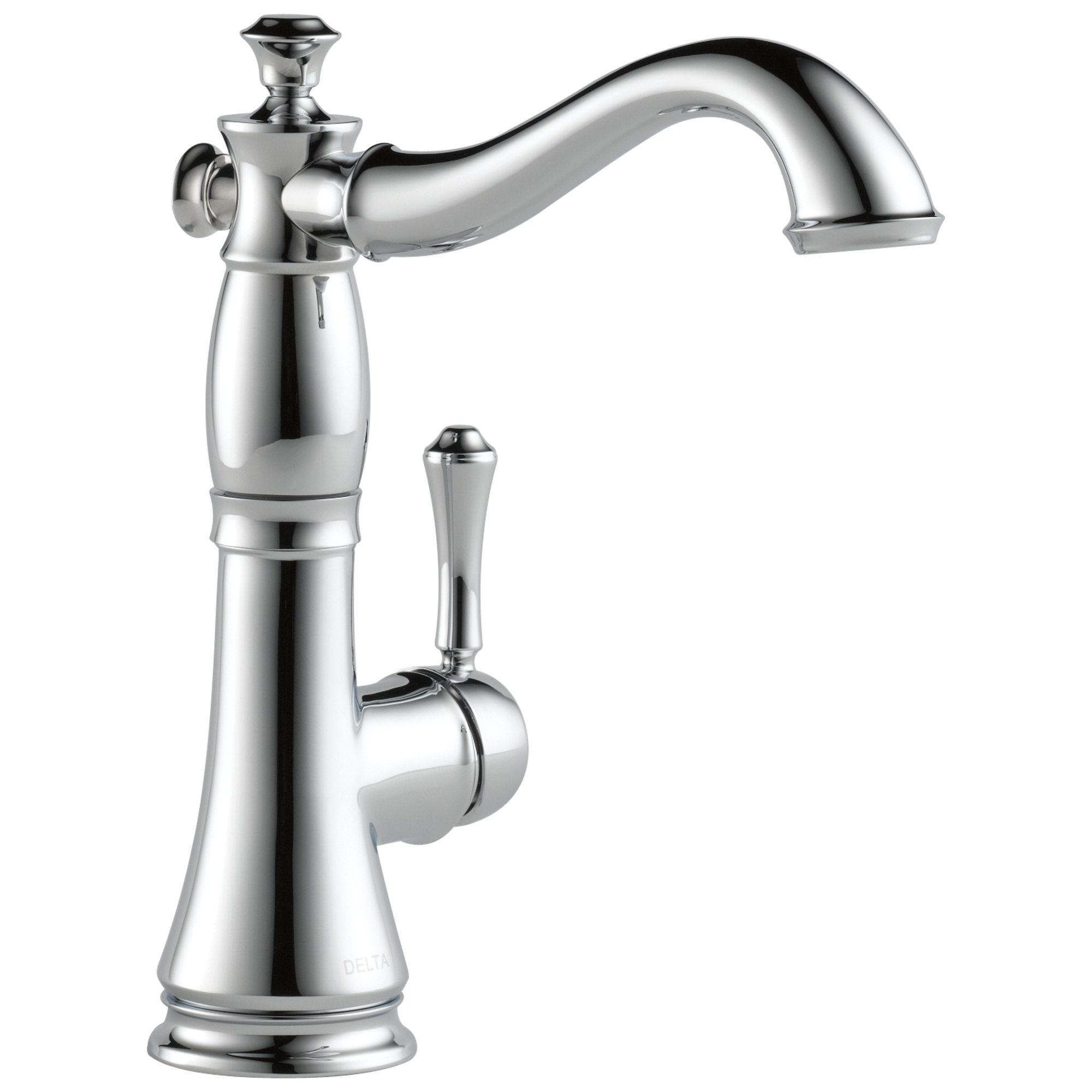 chrome kitchen faucet