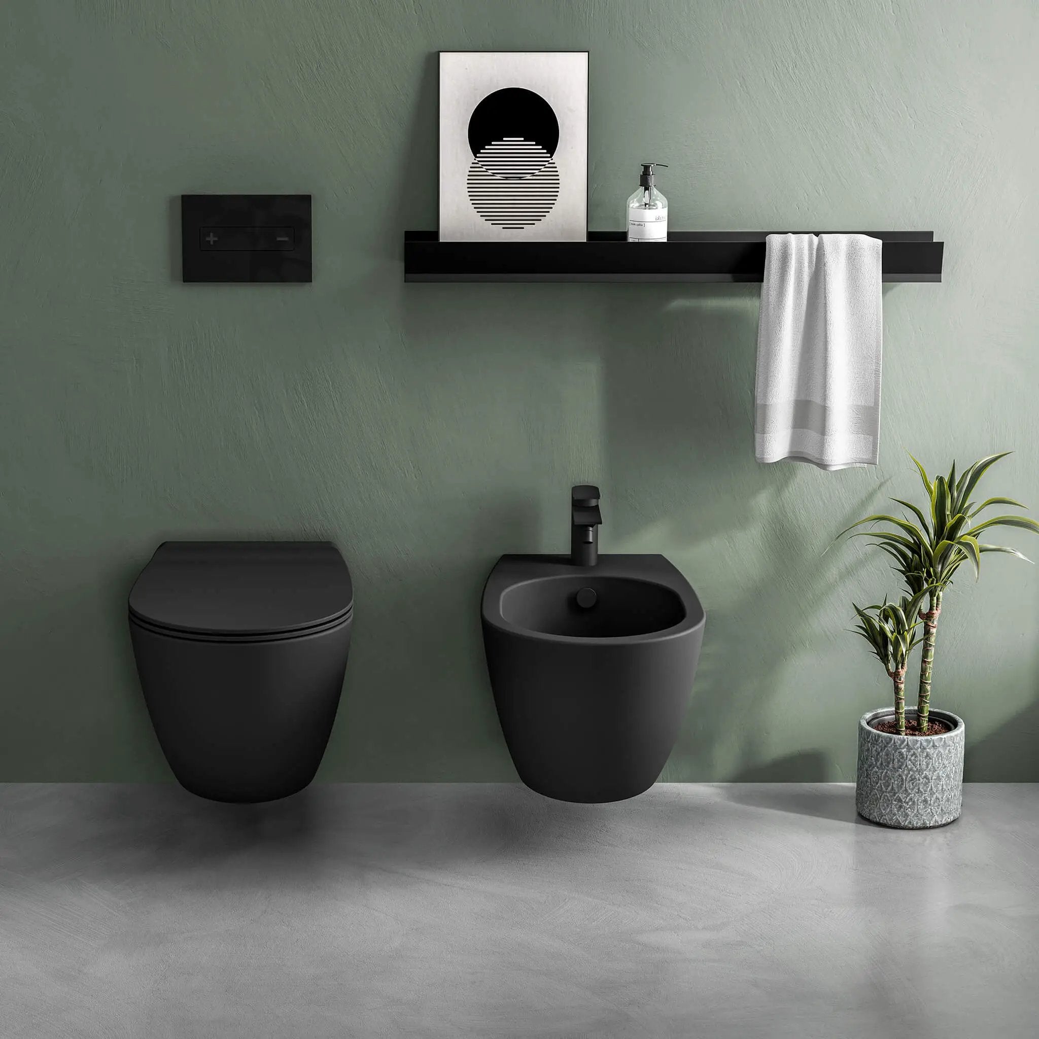 black shelf