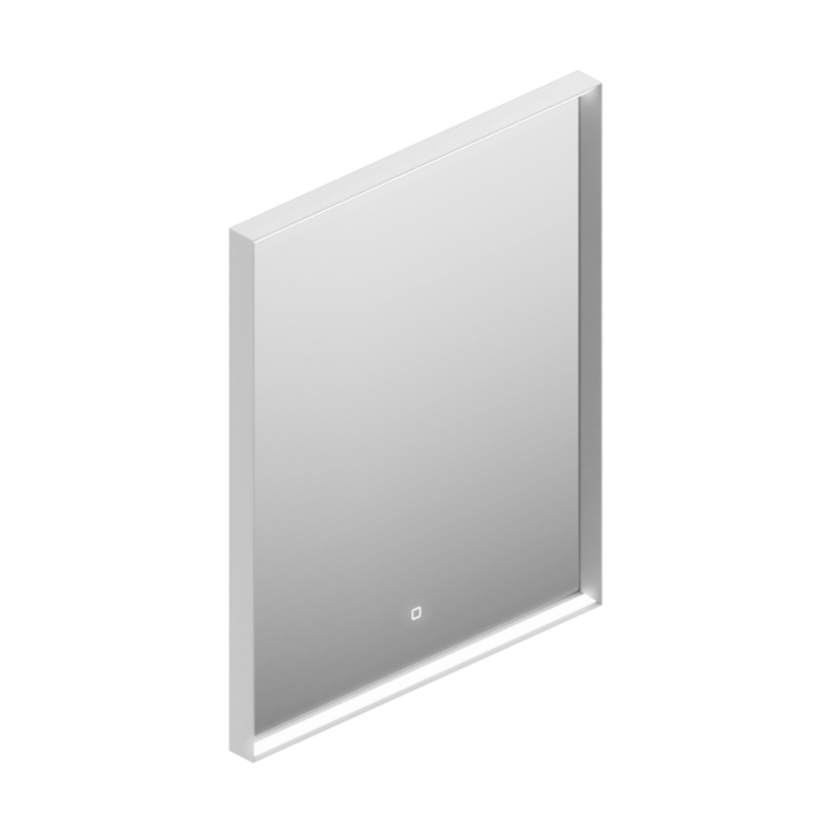 white matte mirror