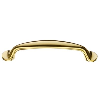 polished brass pull in