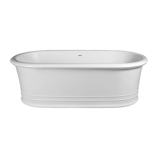 white freestanding bathtub
