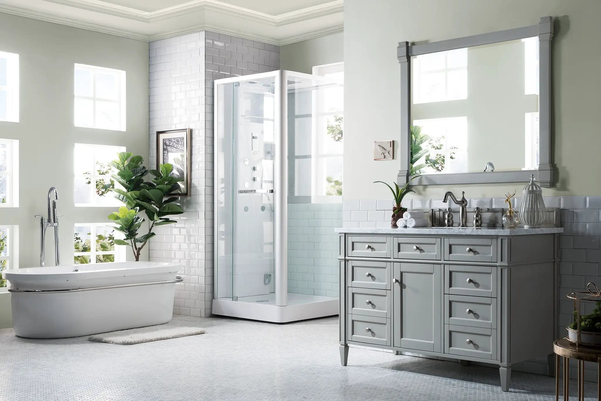 urban gray vanity