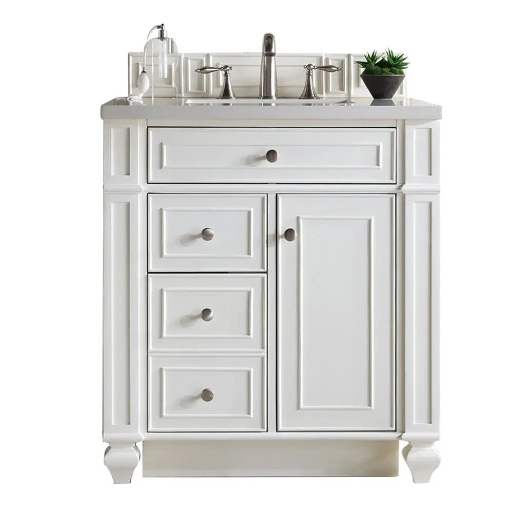 James Martin Bristol 30" Single Vanity Set - Bright White by James Martin Vanities