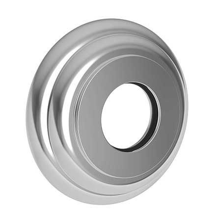 polished chrome arm flange