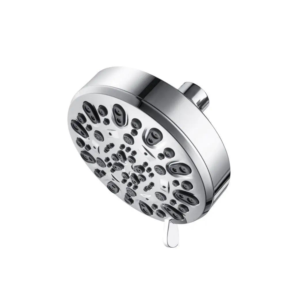 chrome shower head