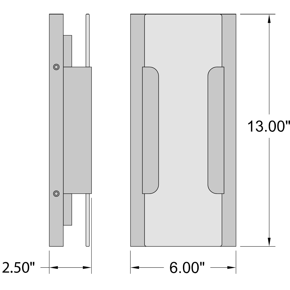 bronze led wall mount