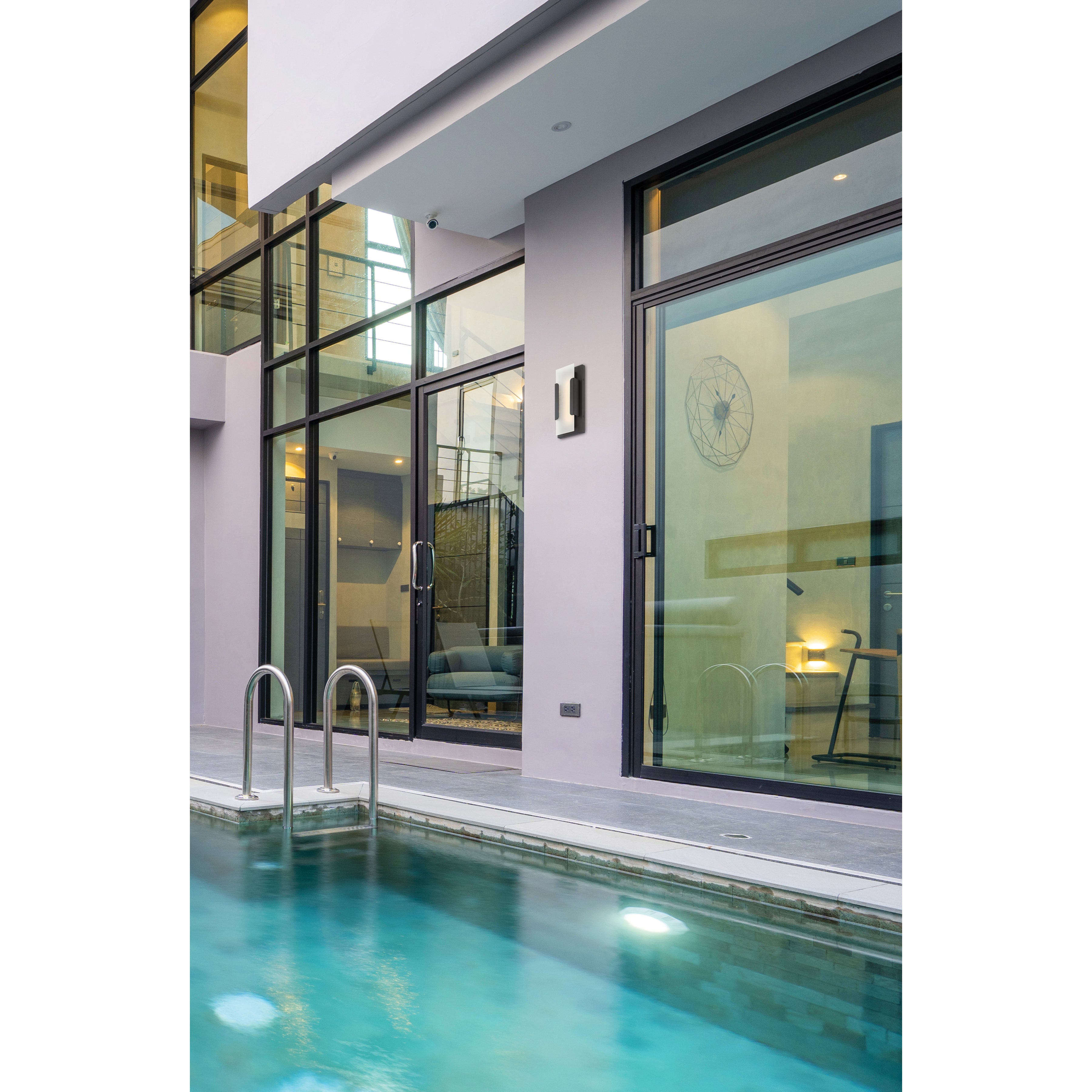 bronze led wall mount