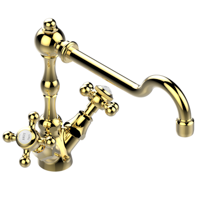 THG Paris 1900 Kitchen One Hole Kitchen Faucet by THG Paris