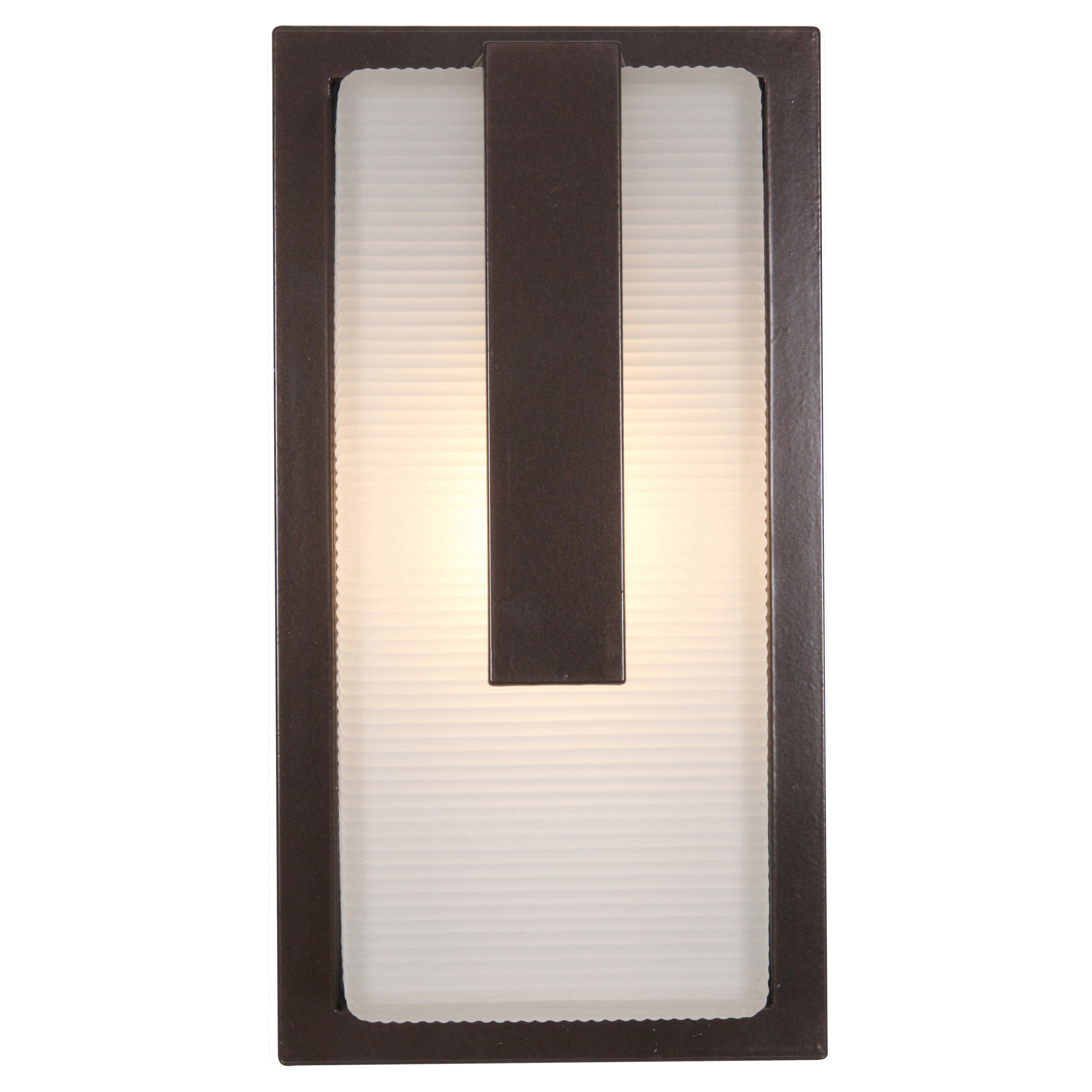 bronze led wall mount