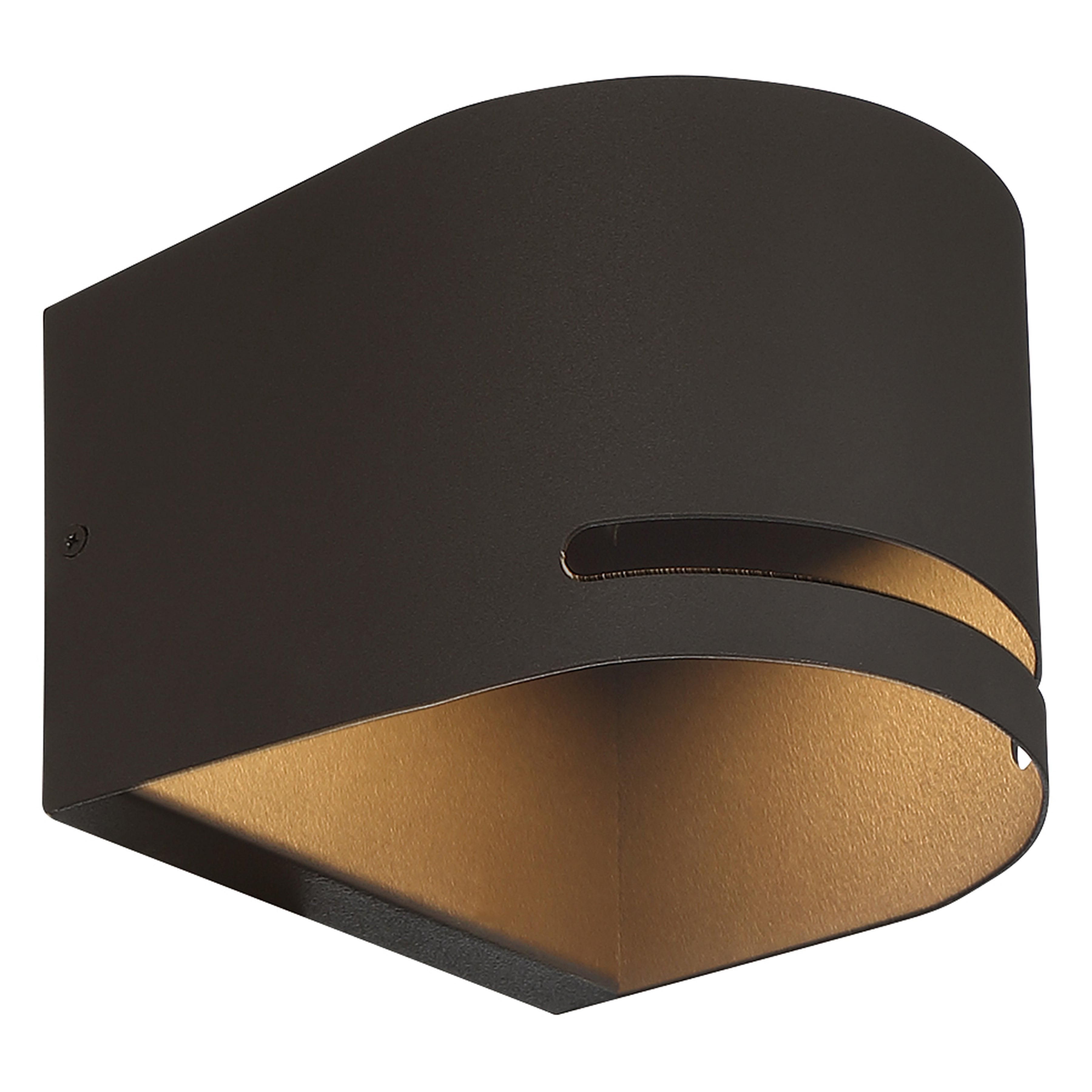 bronze led wall mount