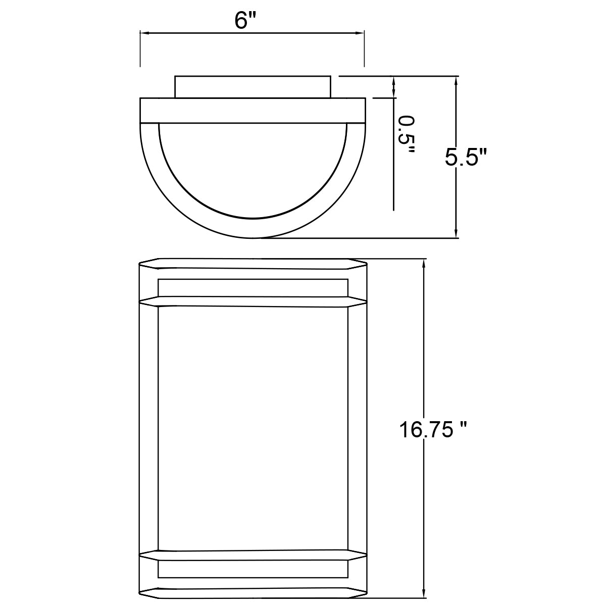 bronze outdoor wall mount