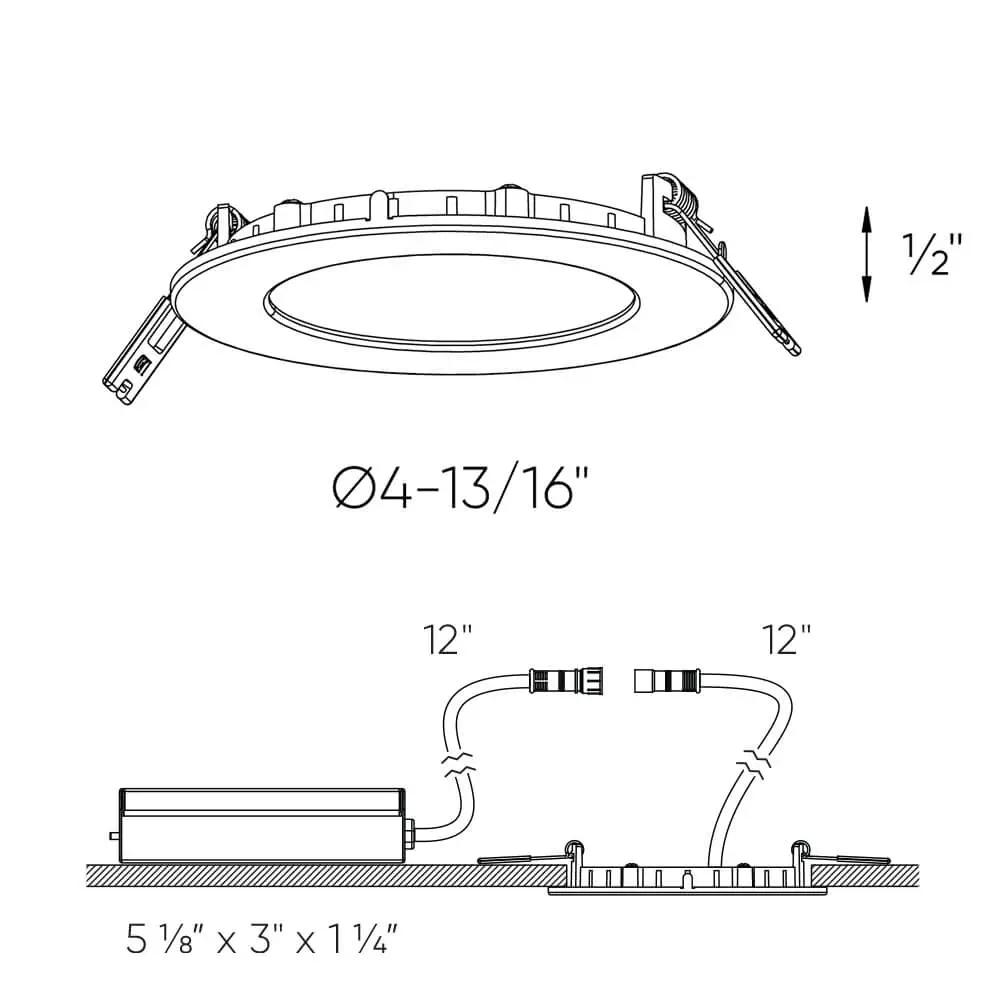 white panel light