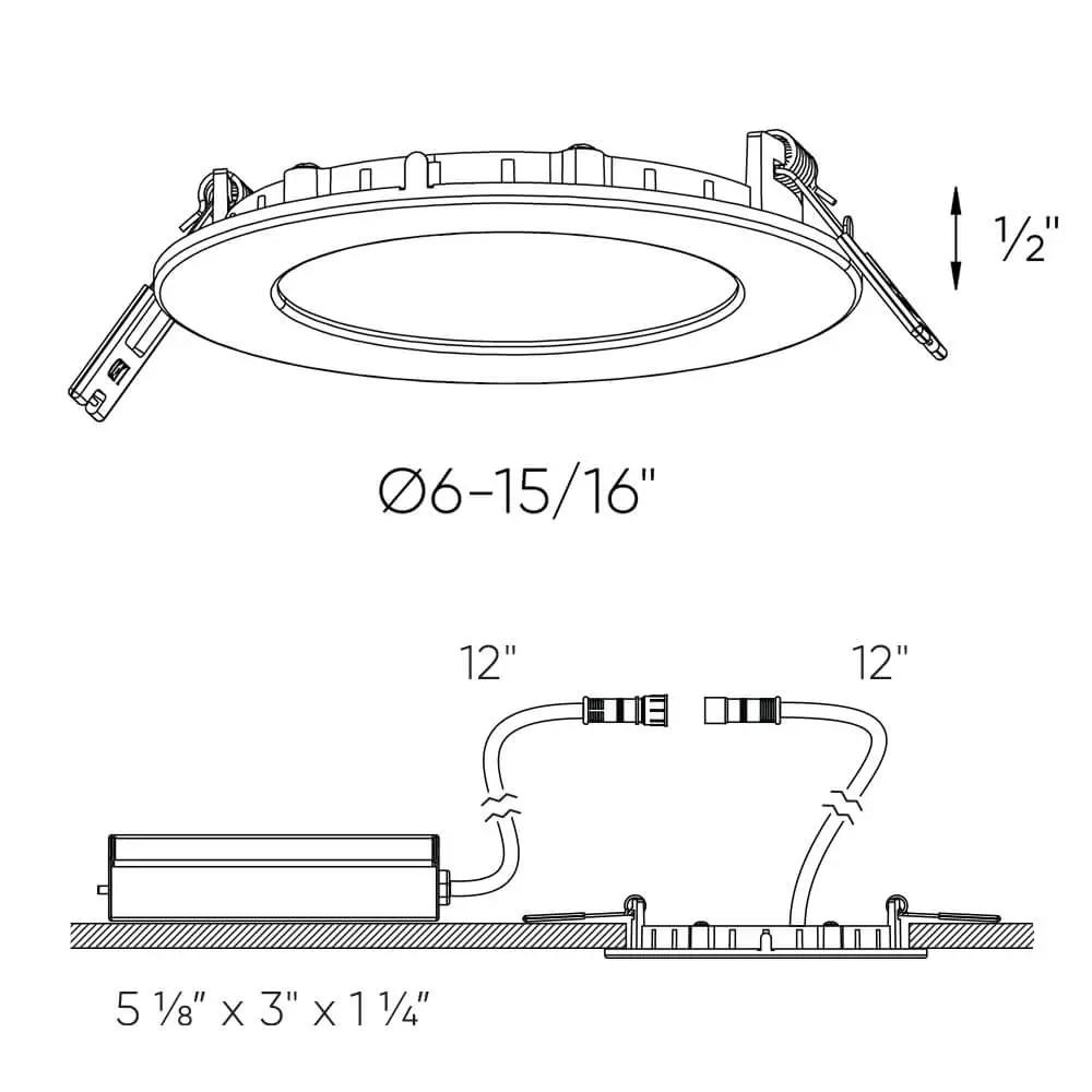 white panel light