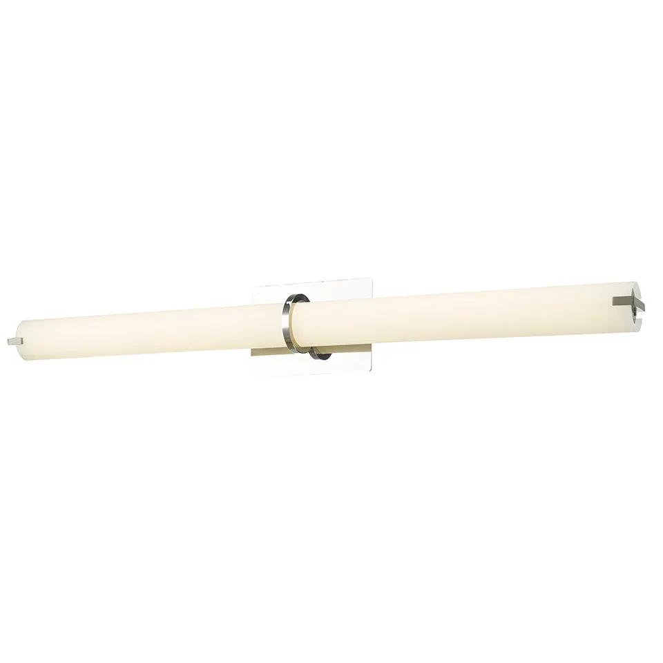Abra Lighting Squire 28" Vertical or Horizontal Mount Round Glass Vanity-Wall Fixture with High Output Dimmable LED by Abra Lighting