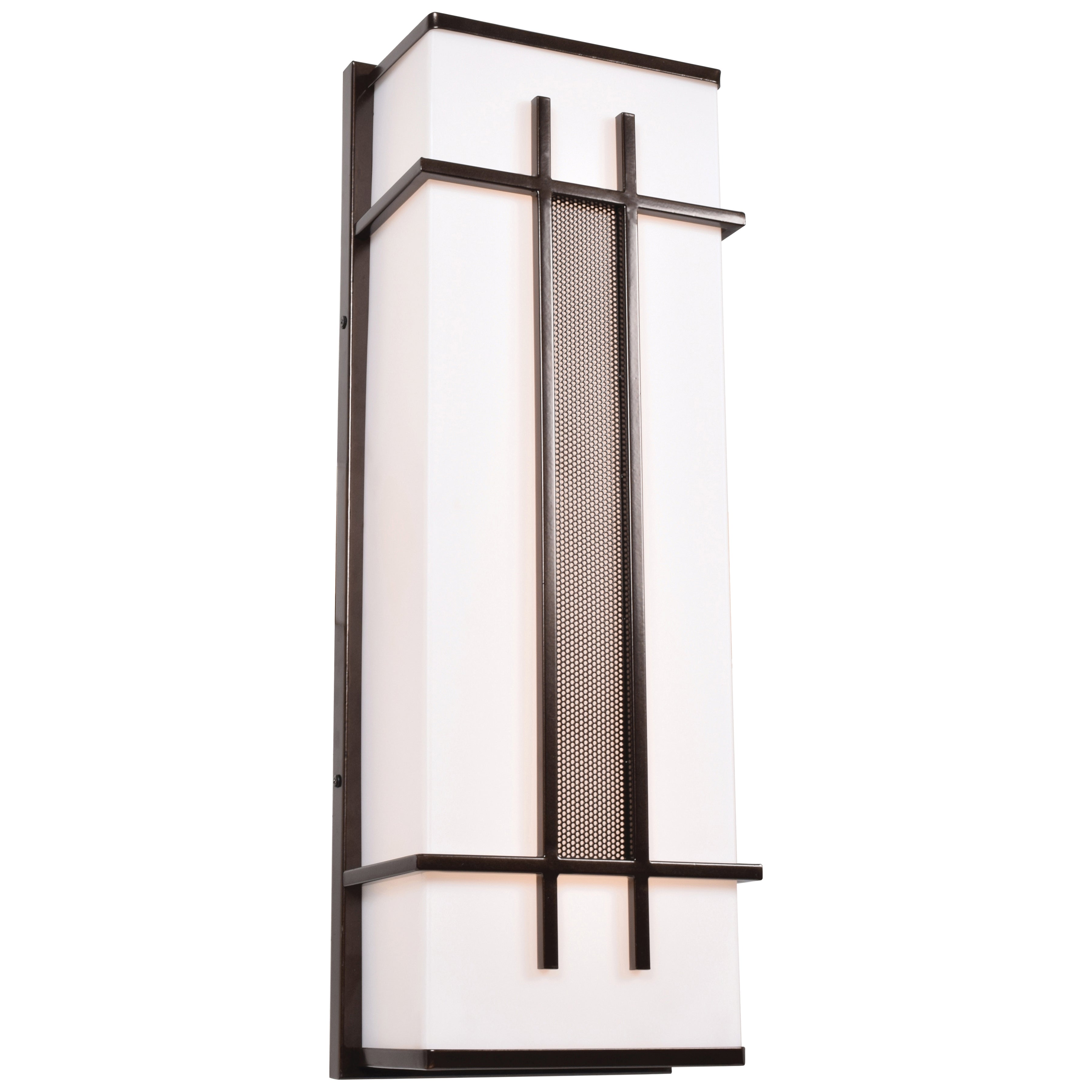 bronze led wall mount