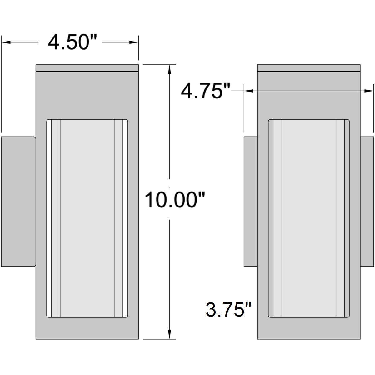 oil rubbed bronze led wall mount