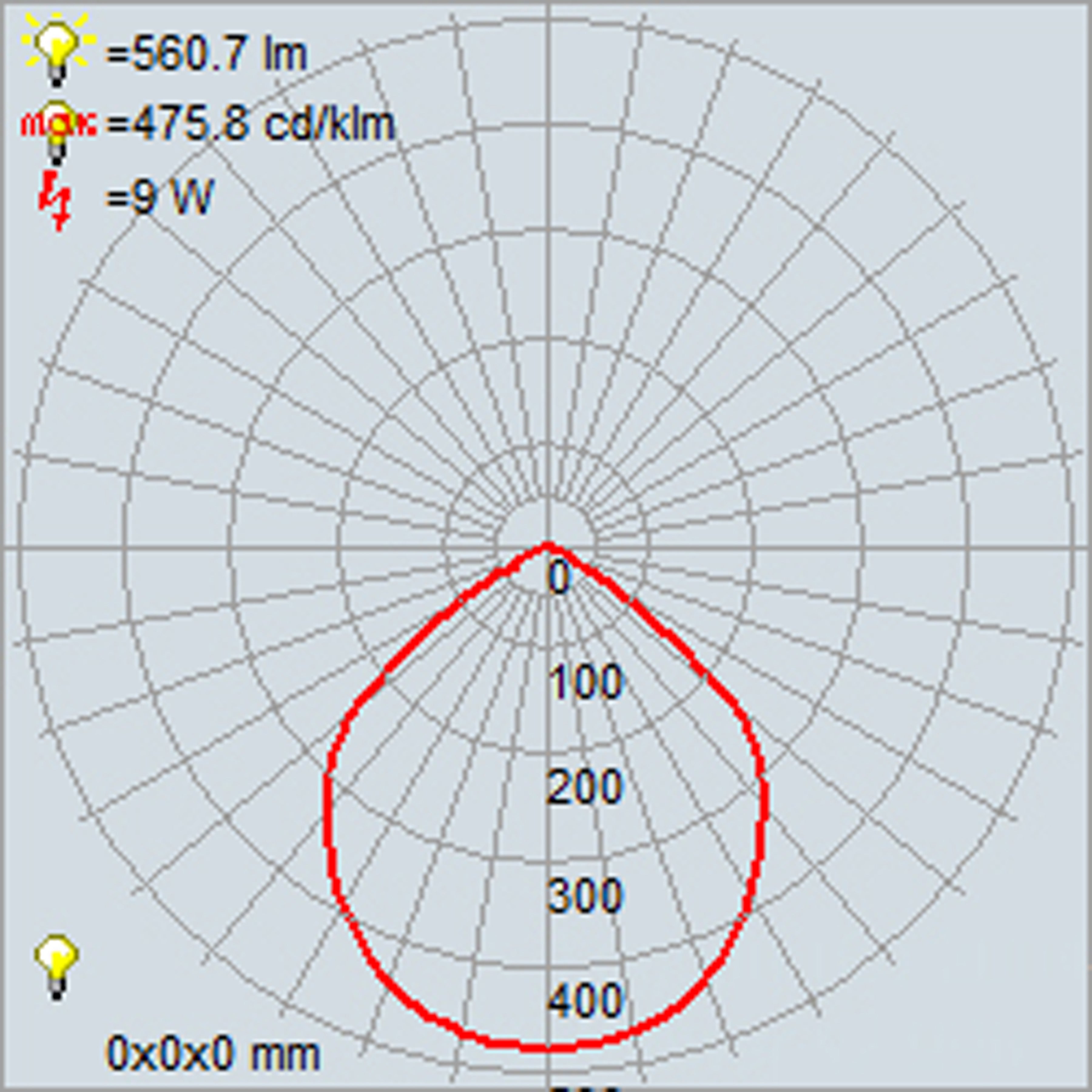 black led wall mount