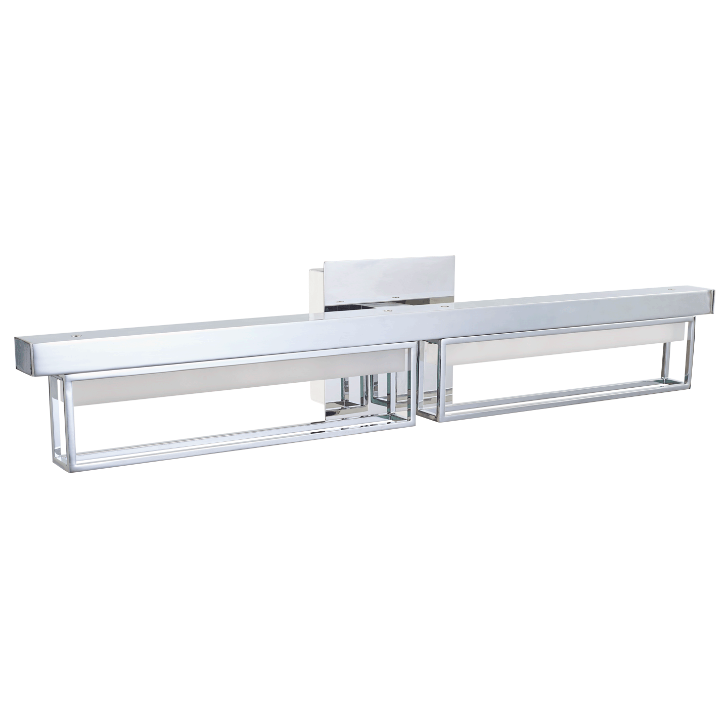 Abra Lighting Pane (m) Framed Vanity with Frosted Glass Diffuser by Abra Lighting