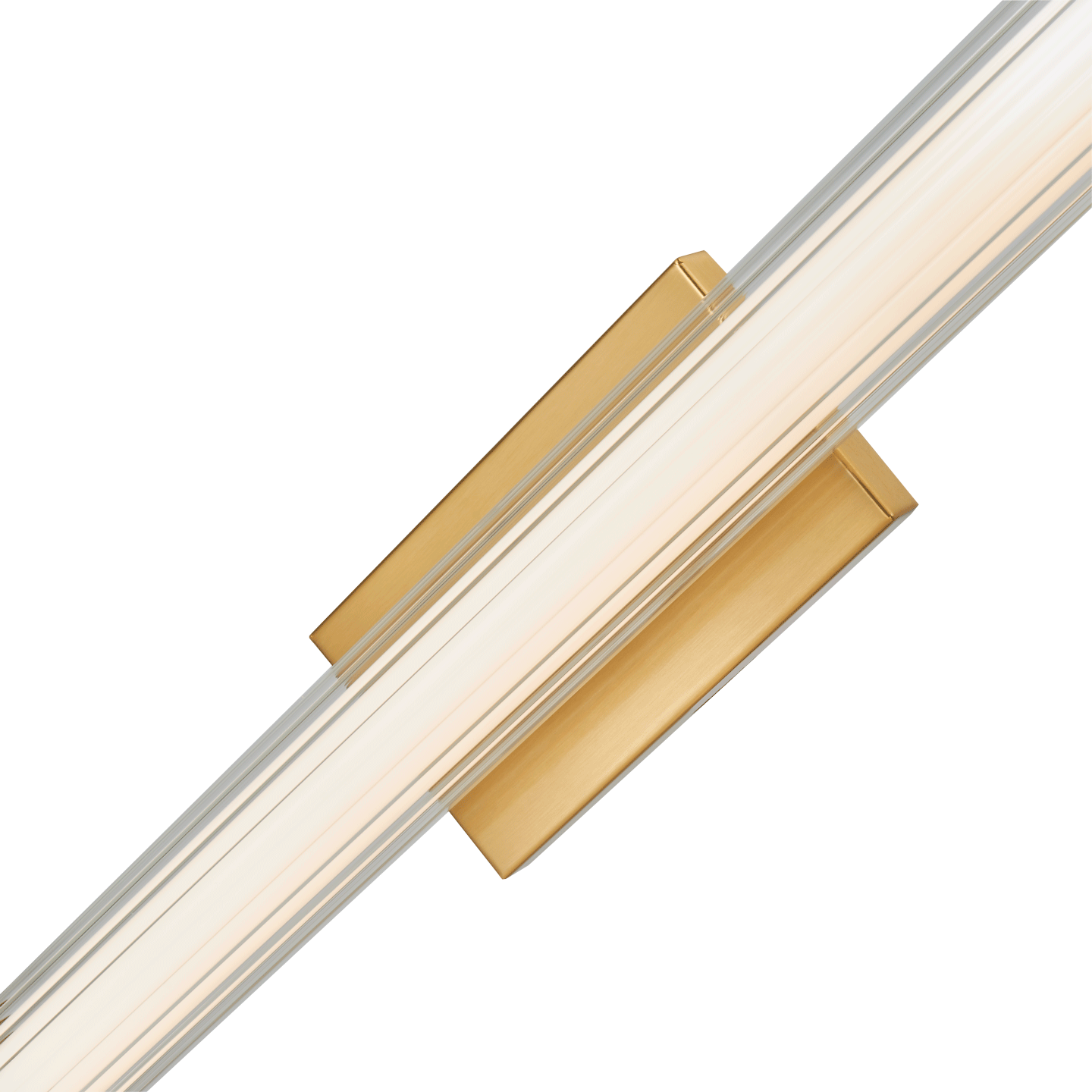 brushed brass light