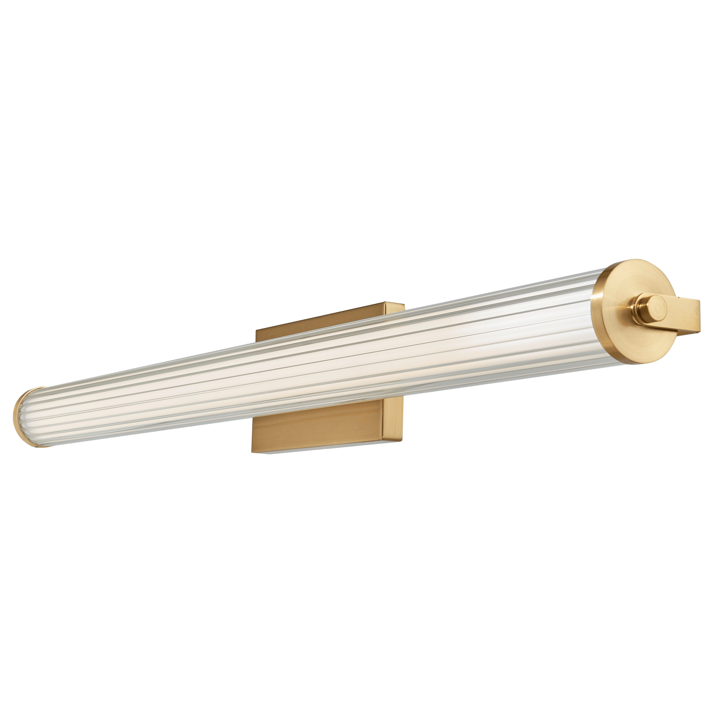 brushed brass light