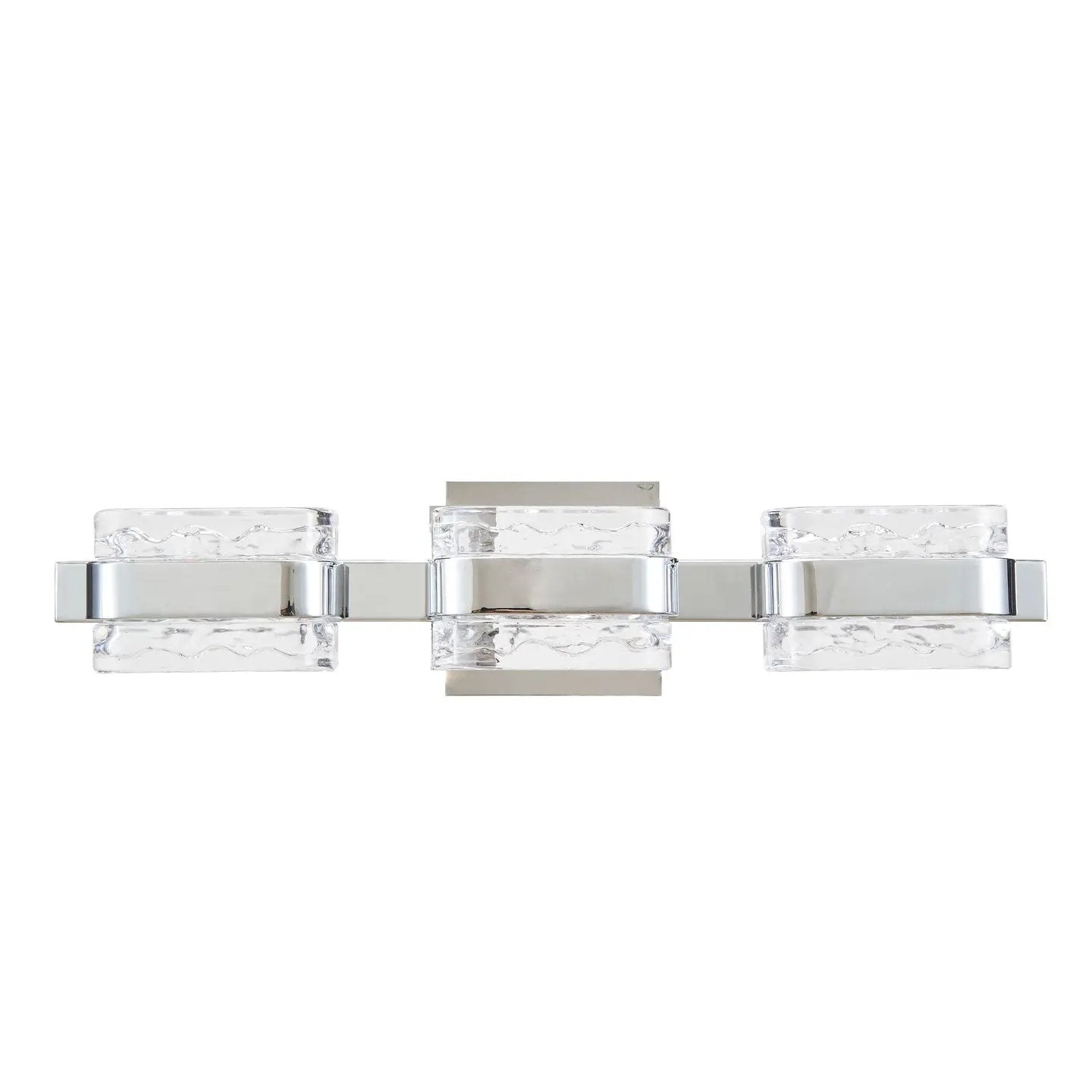 Abra Lighting JoJo 3-Lt Crystal Glass Vanity with movable Backplate by Abra Lighting