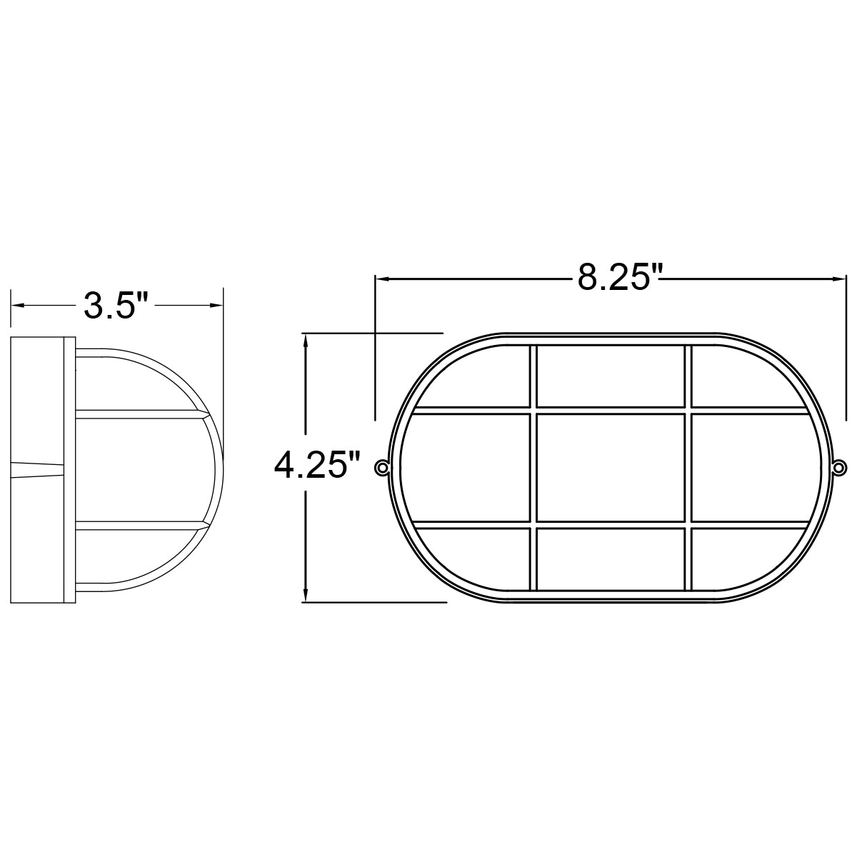 satin led bulkhead