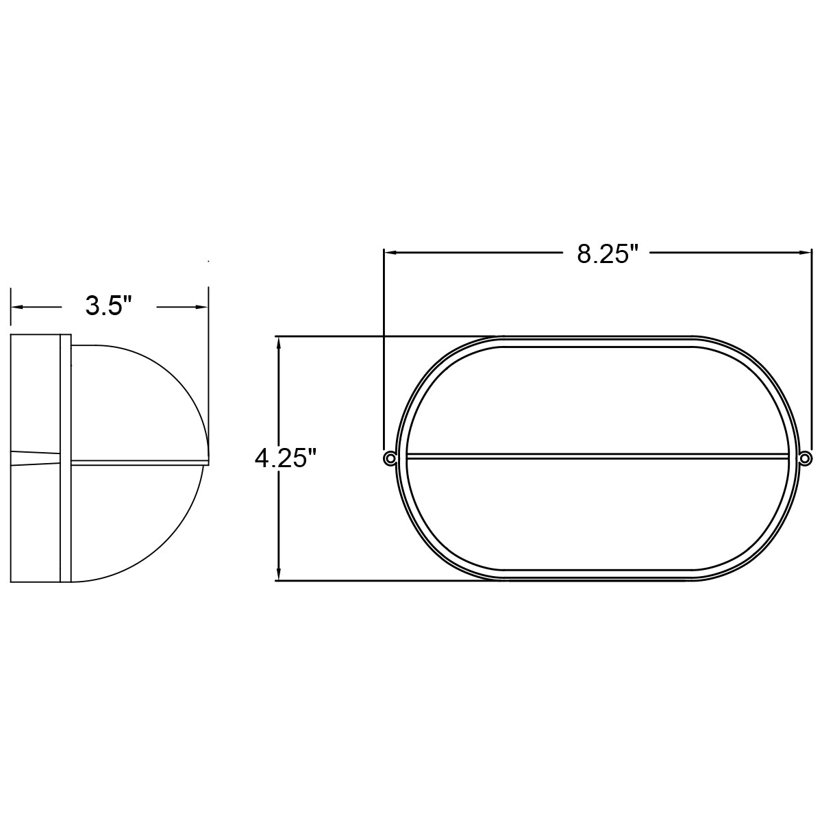 black outdoor bulkhead