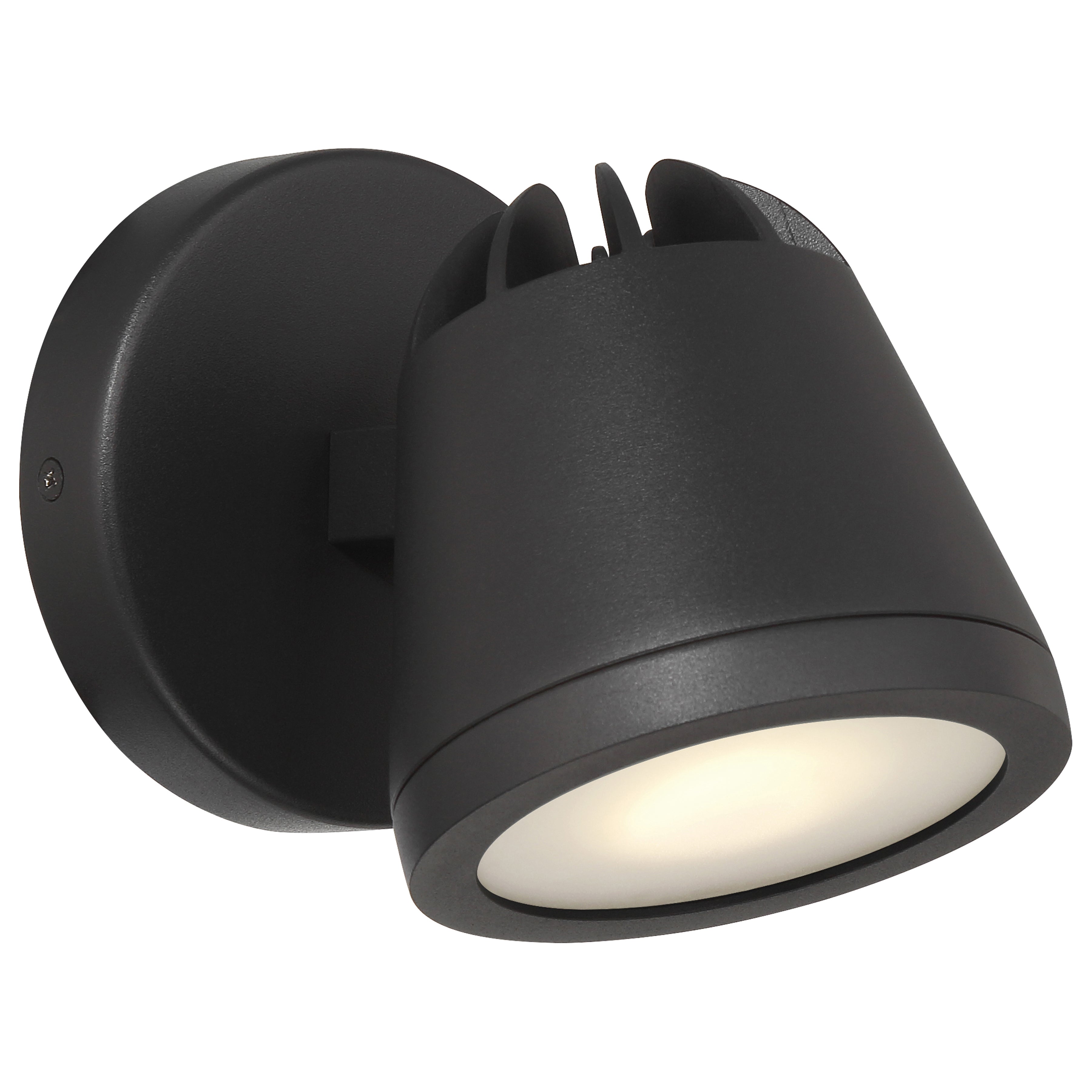 black outdoor adjustable light