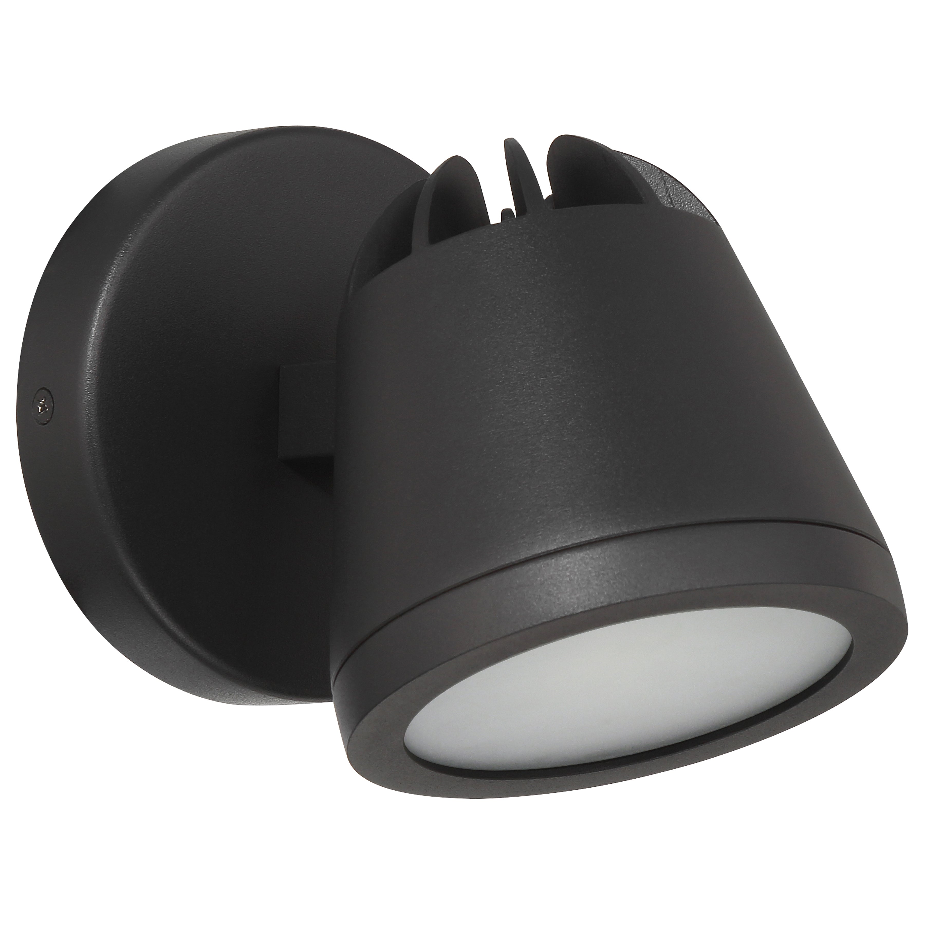 black outdoor adjustable light