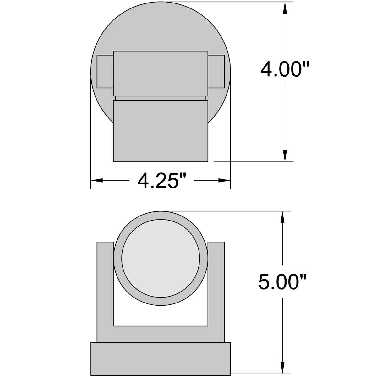 bronze led spotlight