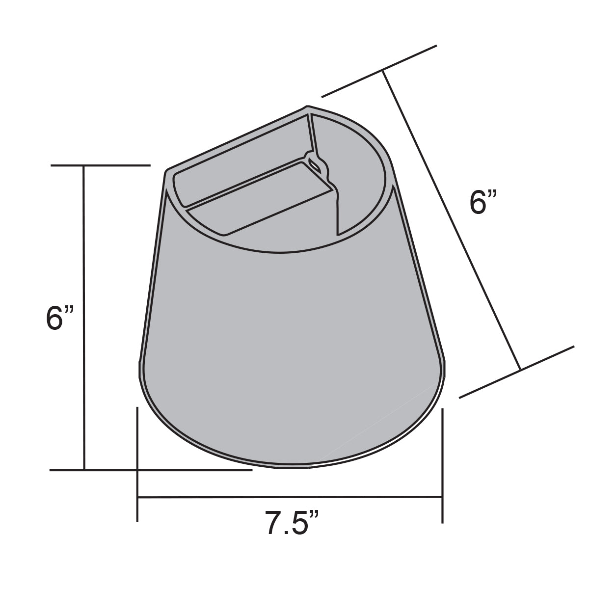 black led wall mount