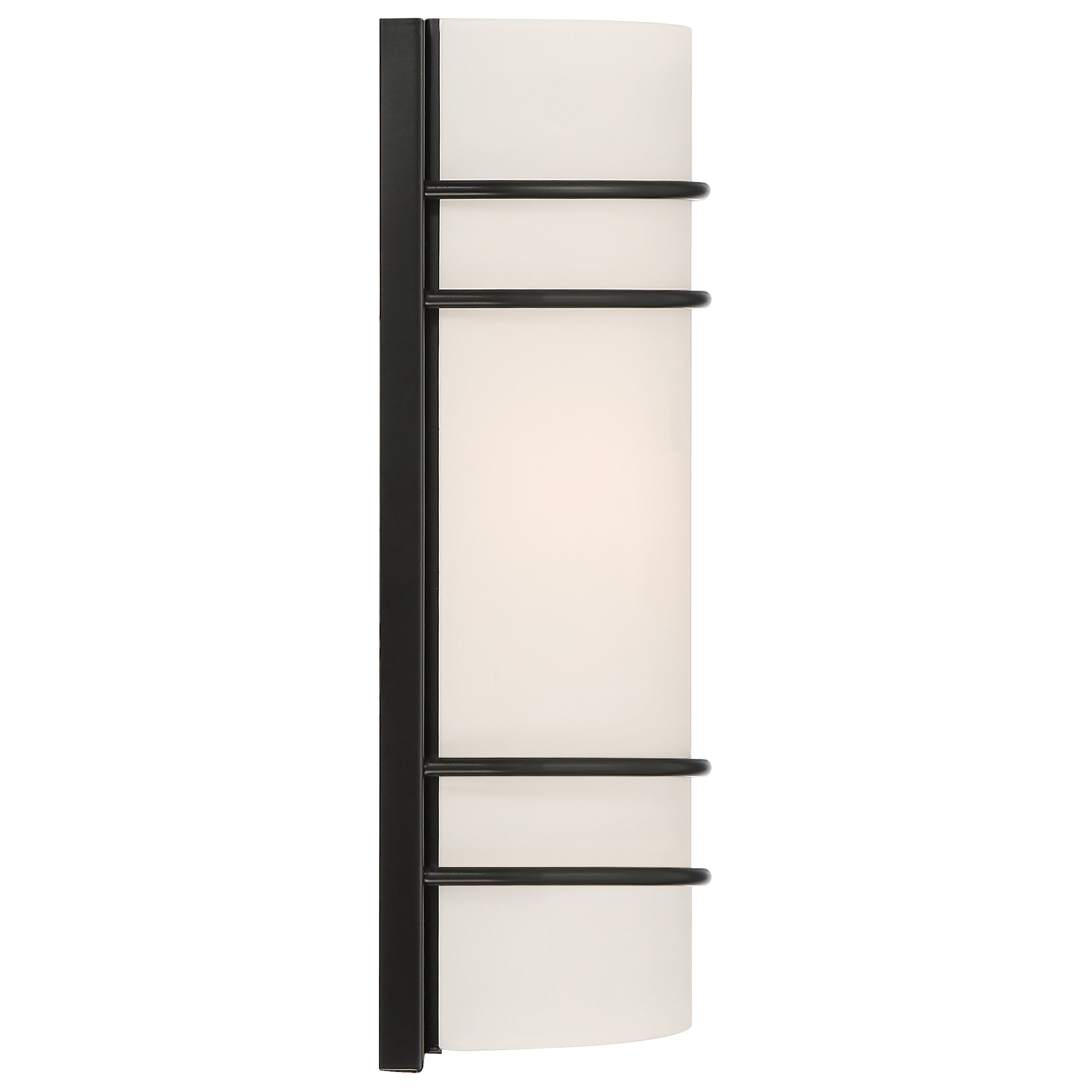 matte black led wall sconce