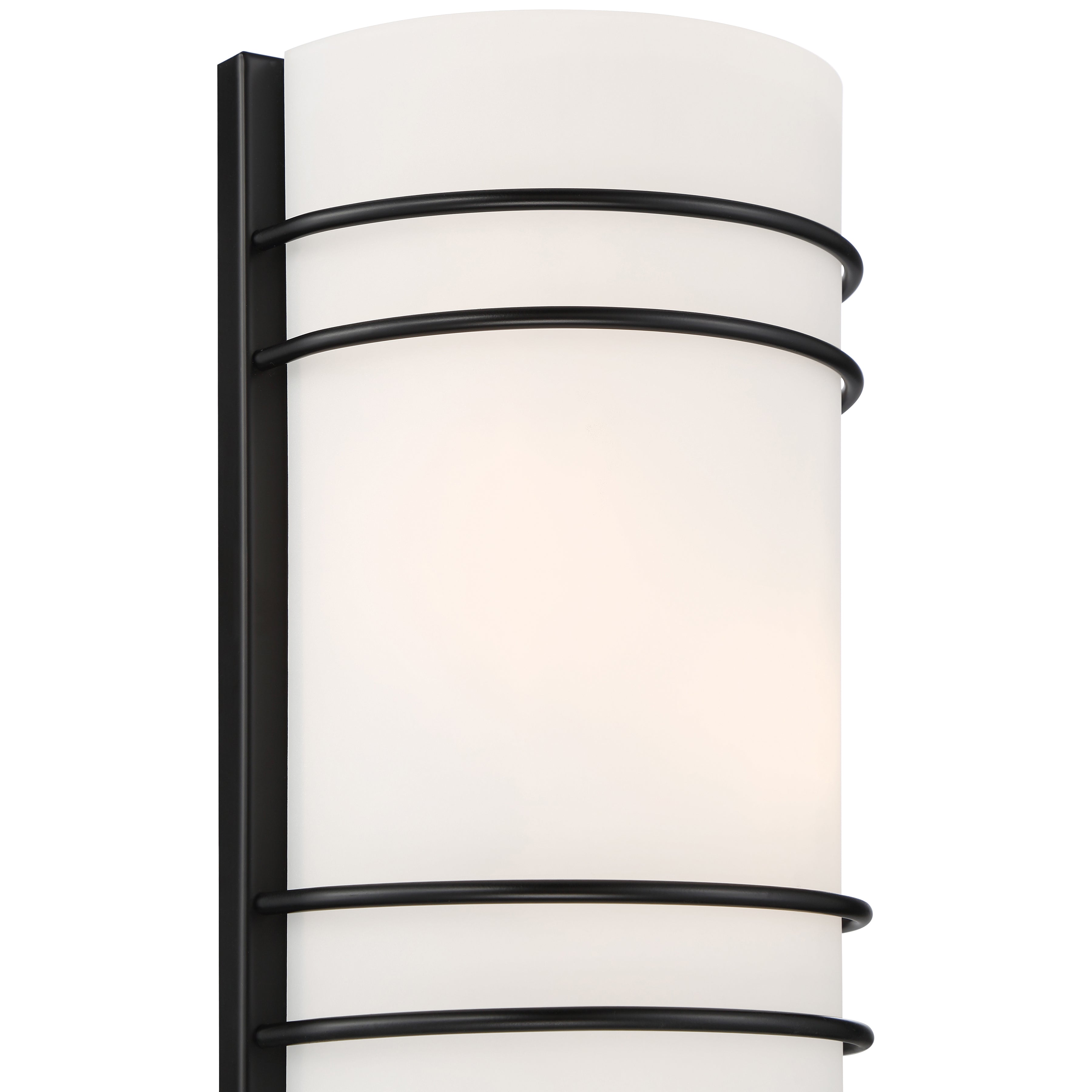 matte black led wall sconce