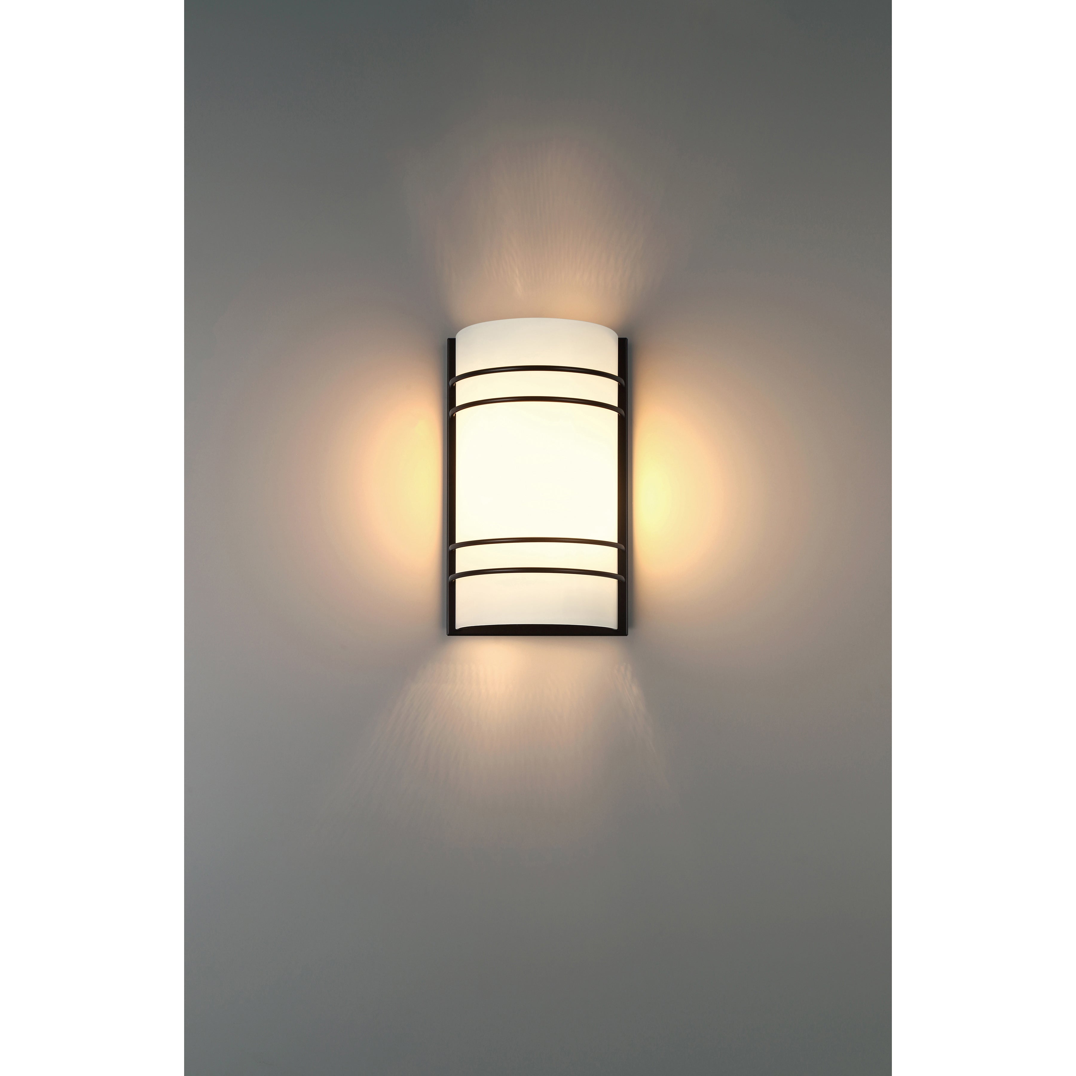 matte black led wall sconce