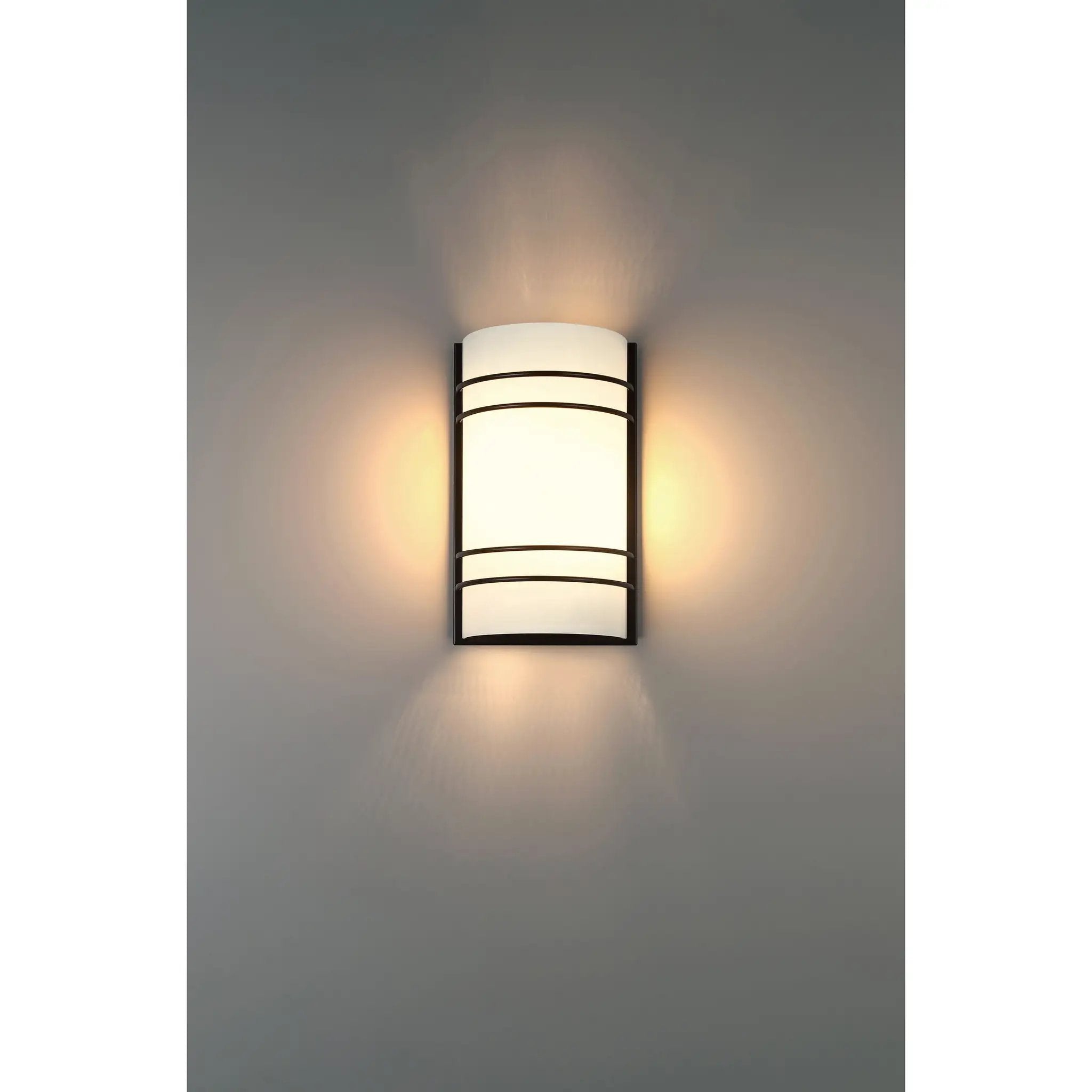 matte black led wall sconce