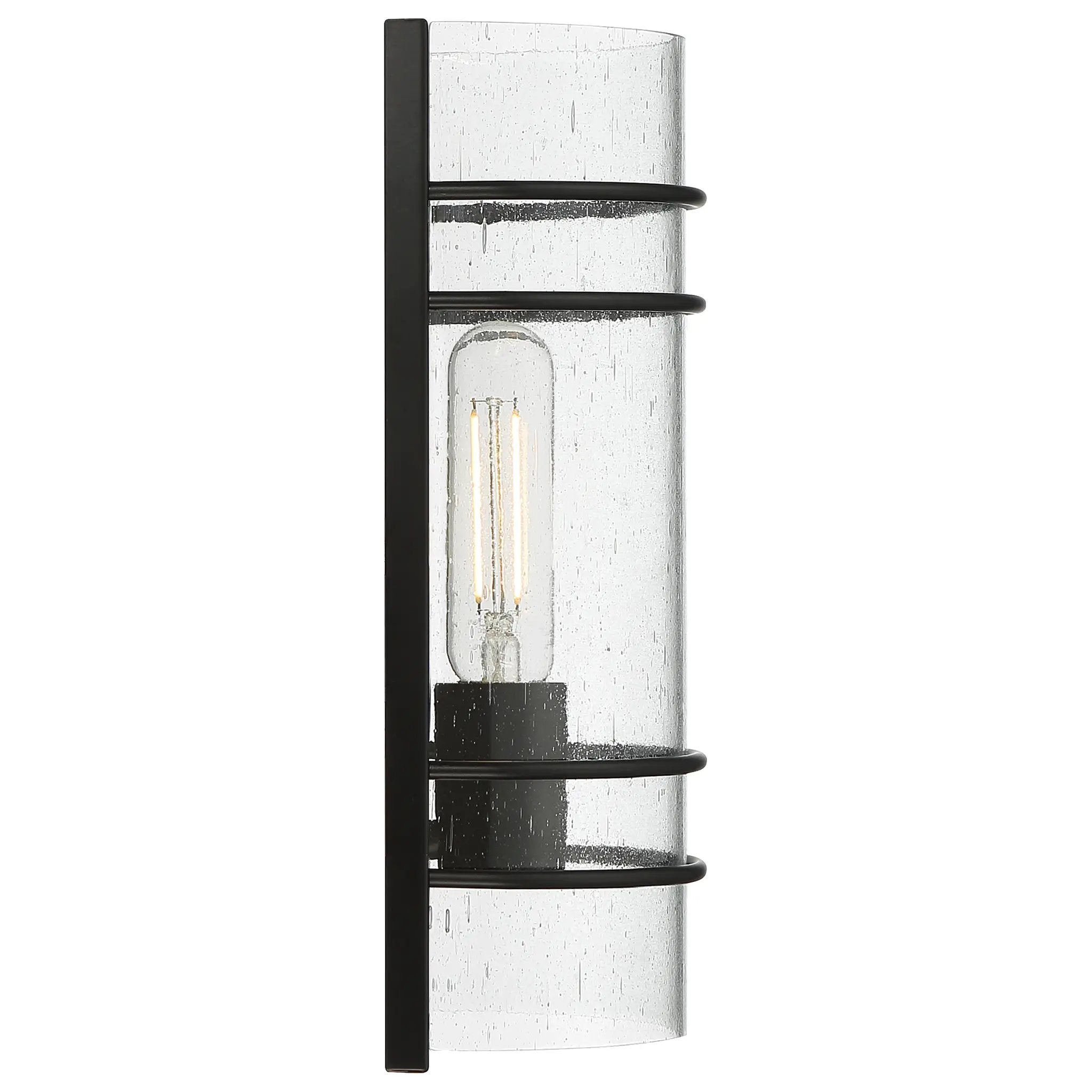 matte black led wall sconce