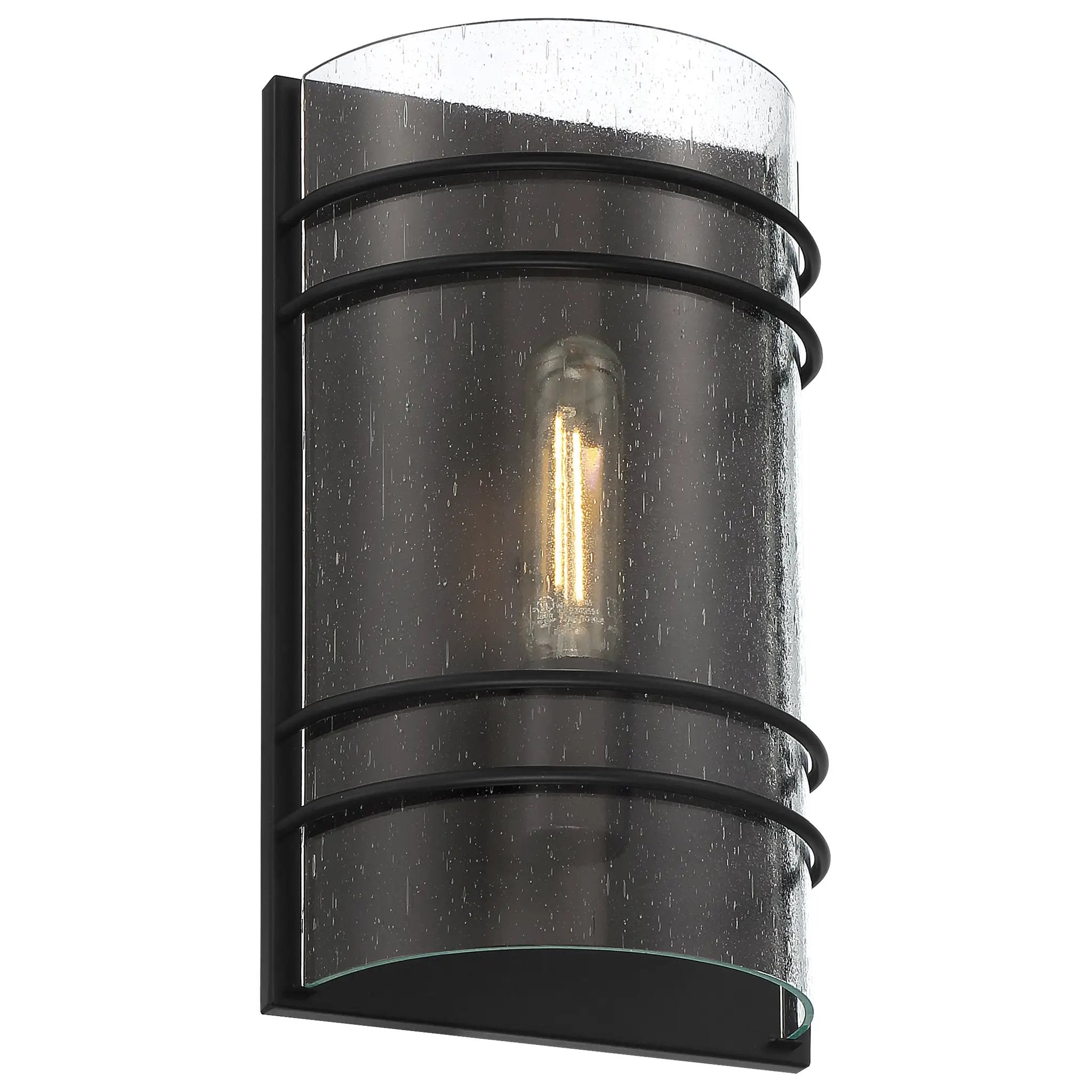 matte black led wall sconce