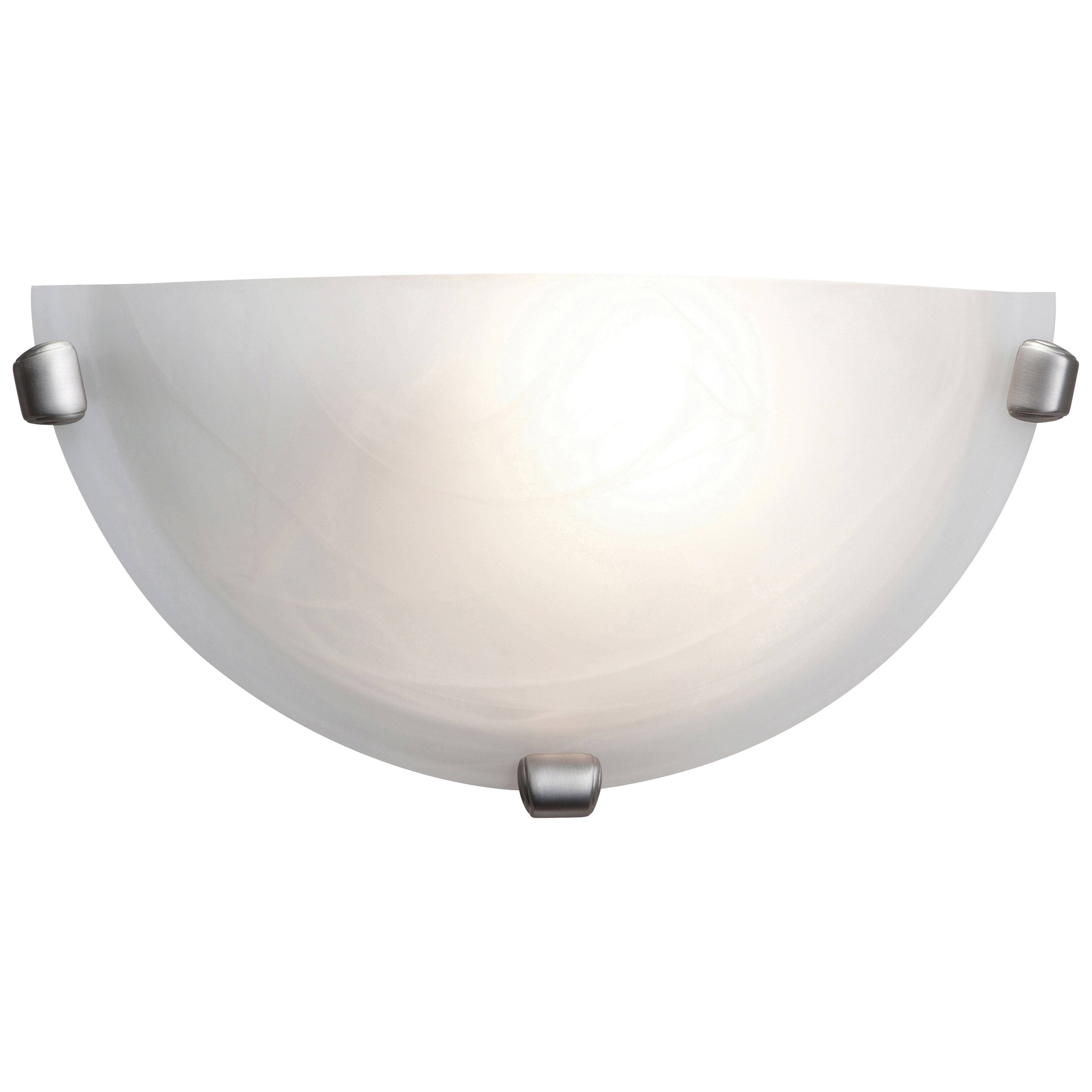 brushed steel wall sconce
