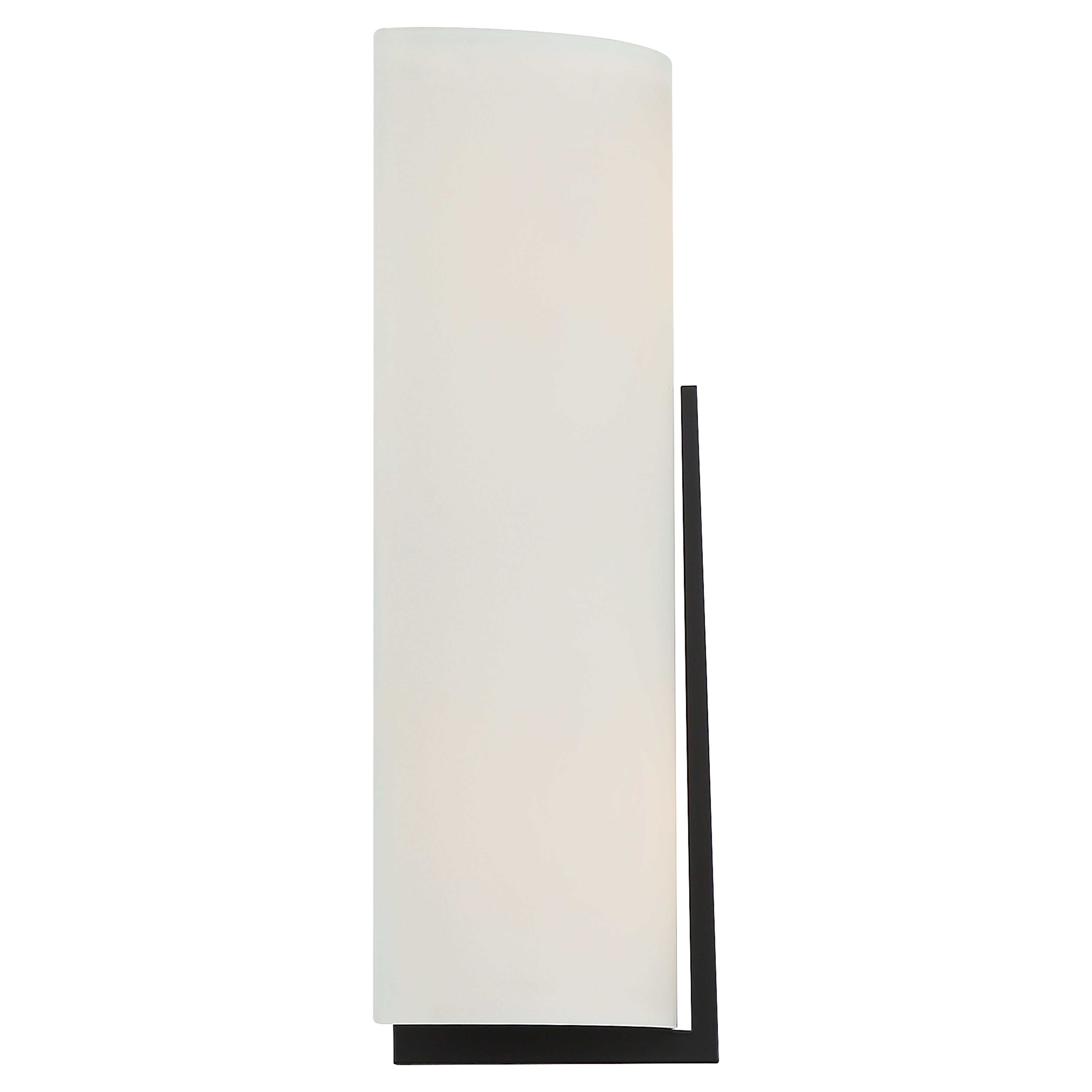 brushed steel led wall sconce
