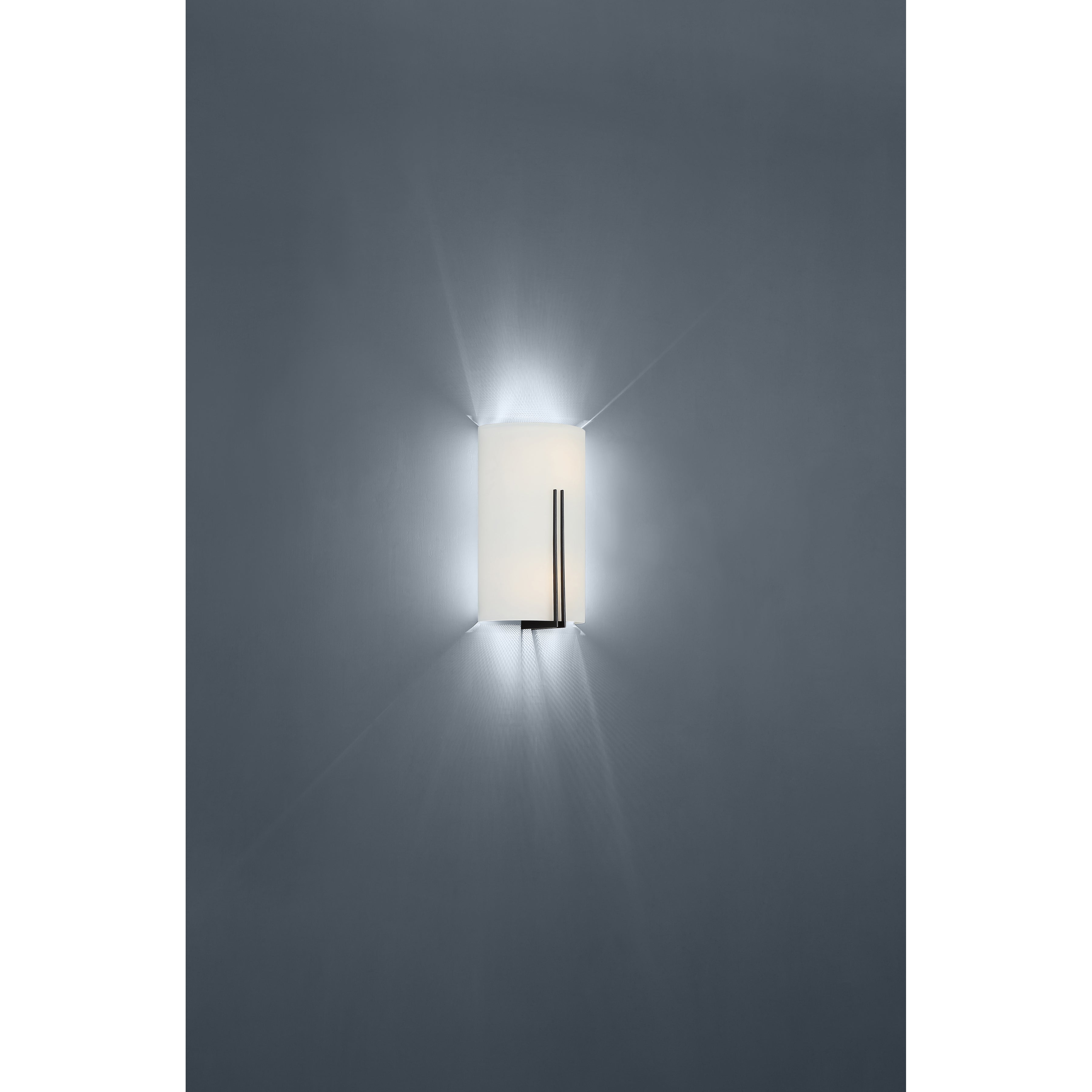 matte black led wall sconce