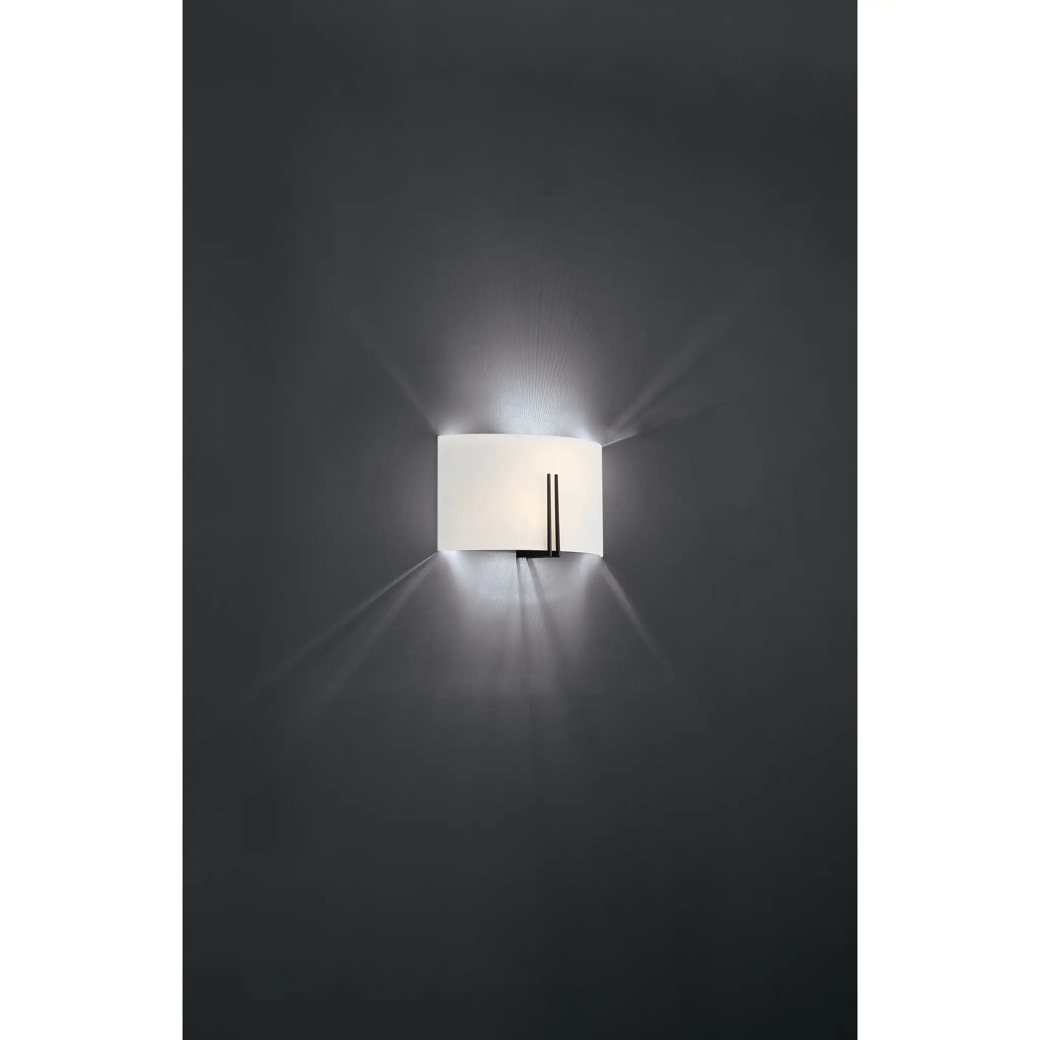 matte black led wall sconce