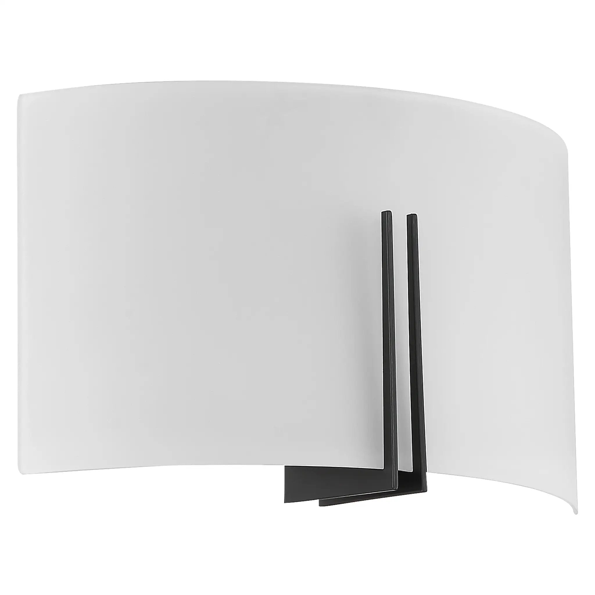 matte black led wall sconce