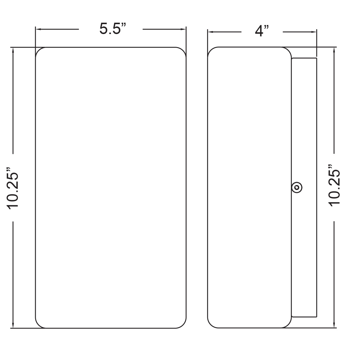 outdoor led wall mount