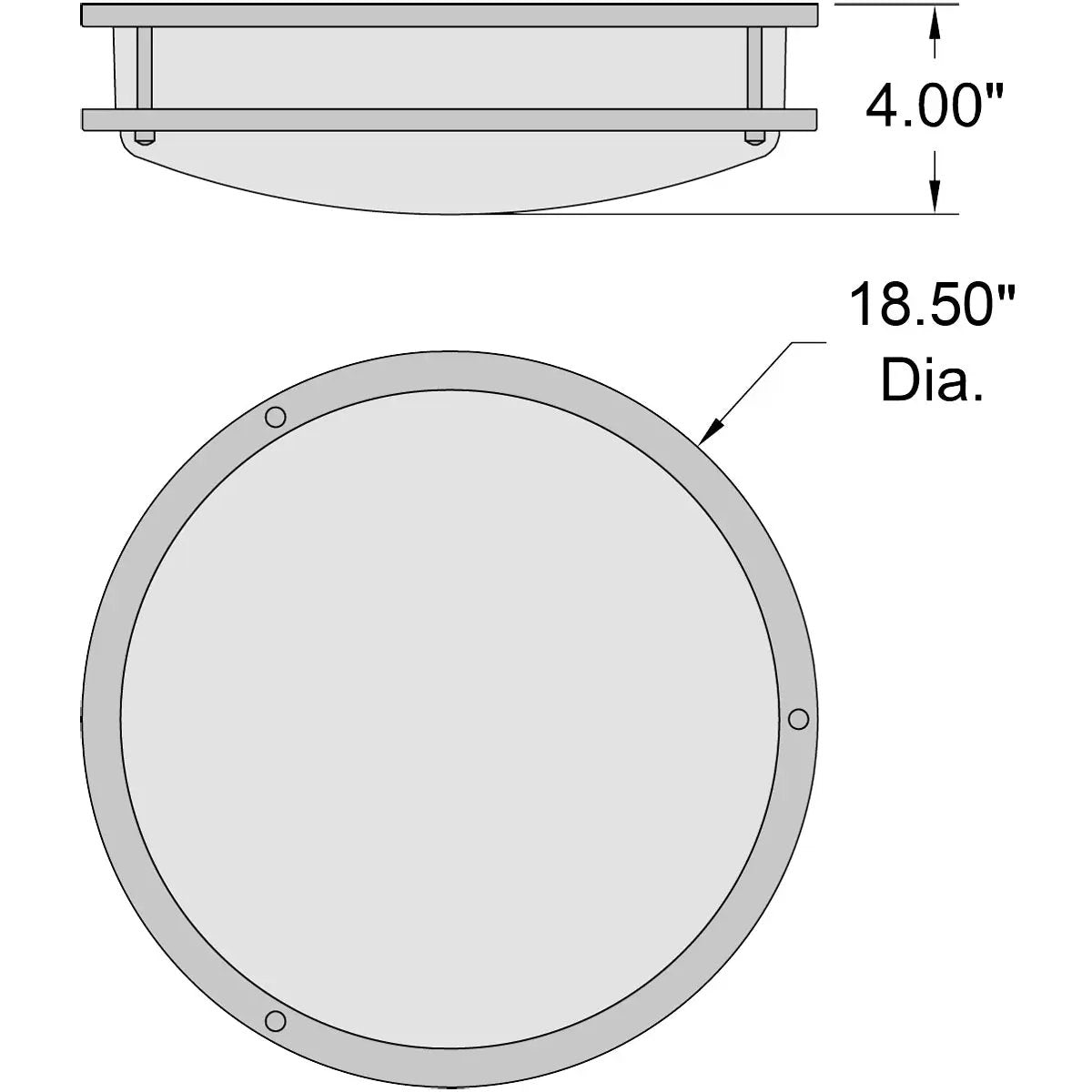 bronze led flush mount