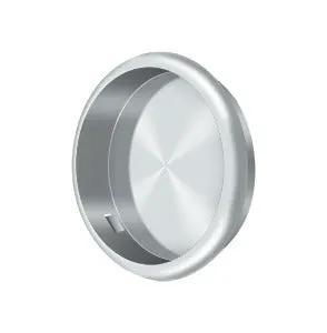 polished chrome flush pull